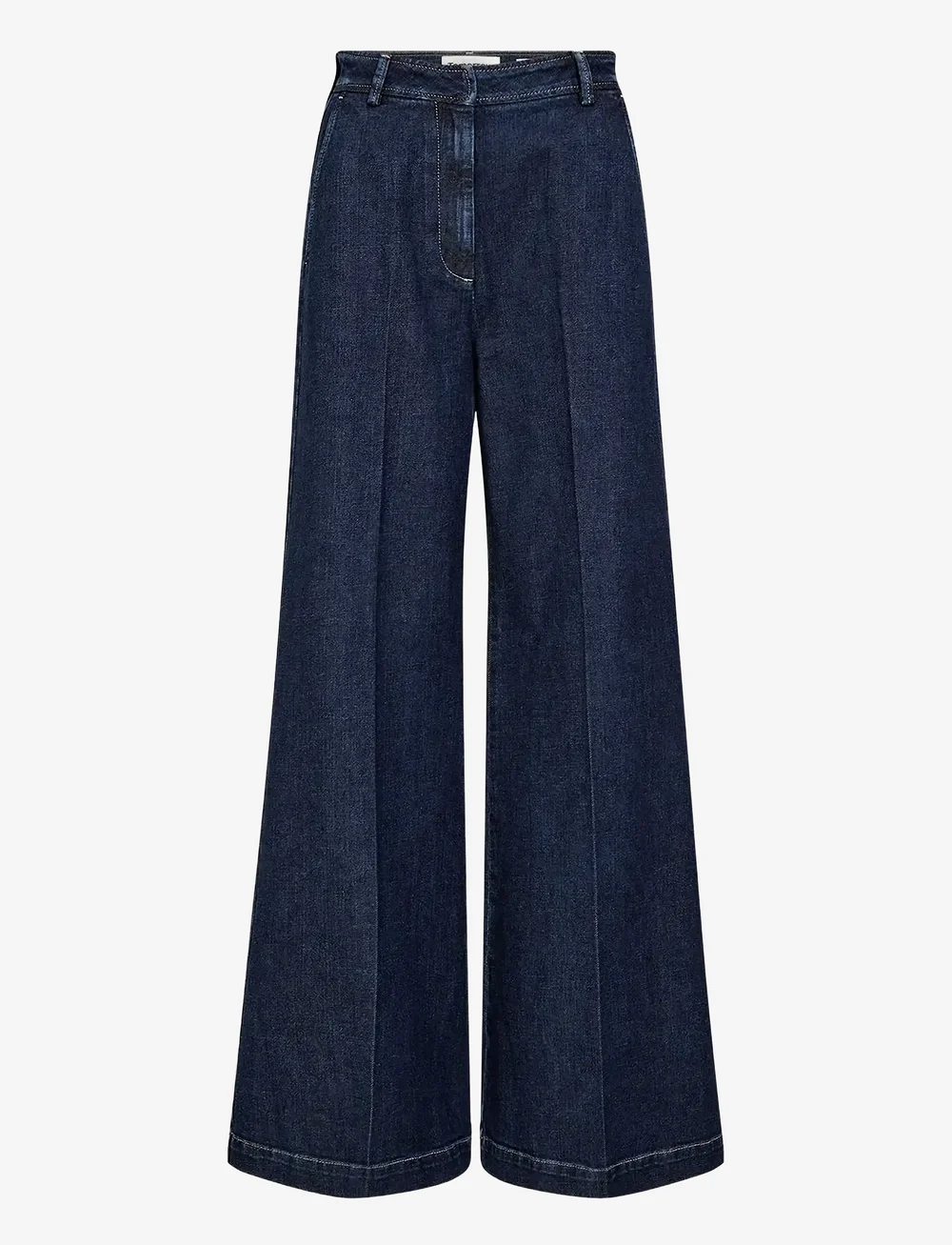 Tomorrow - TRW-Ellen French Pant Wash Andong - hosen mit weitem bein - denim blue - 1