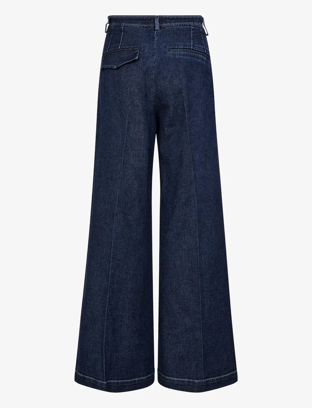 Tomorrow - TRW-Ellen French Pant Wash Andong - hosen mit weitem bein - denim blue - 2