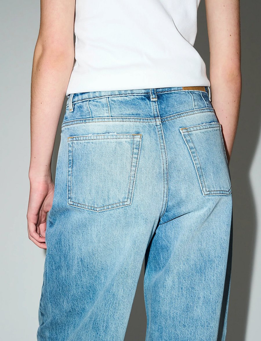 Tomorrow - TRW-Kaia Slung Jeans Wash Genova - barrel jeans - denim blue - 5