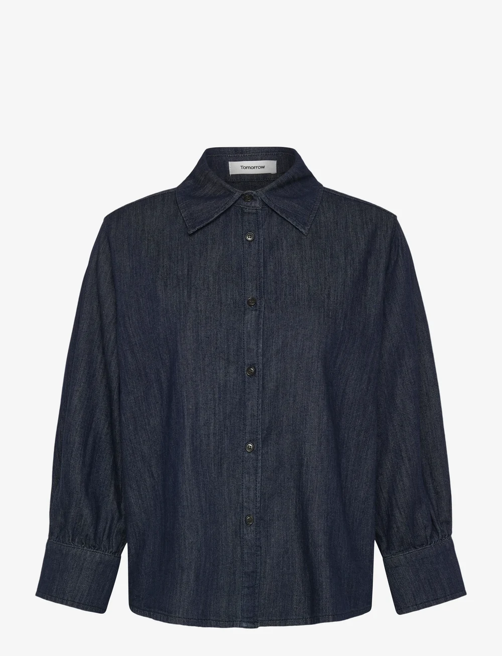 Tomorrow - TRW-Key Hepburn 3/4 Shirt Wash Rins - denim shirts - rinse denim - 0