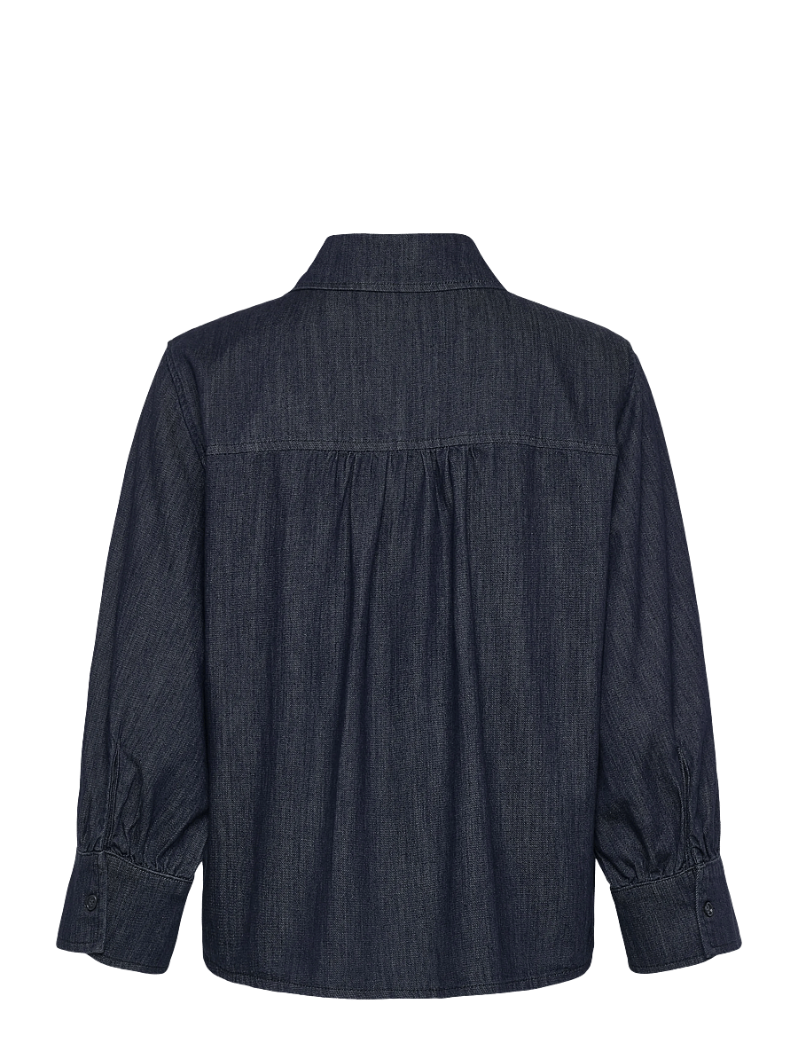 Tomorrow - TRW-Key Hepburn 3/4 Shirt Wash Rins - jeanshemden - rinse denim - 1