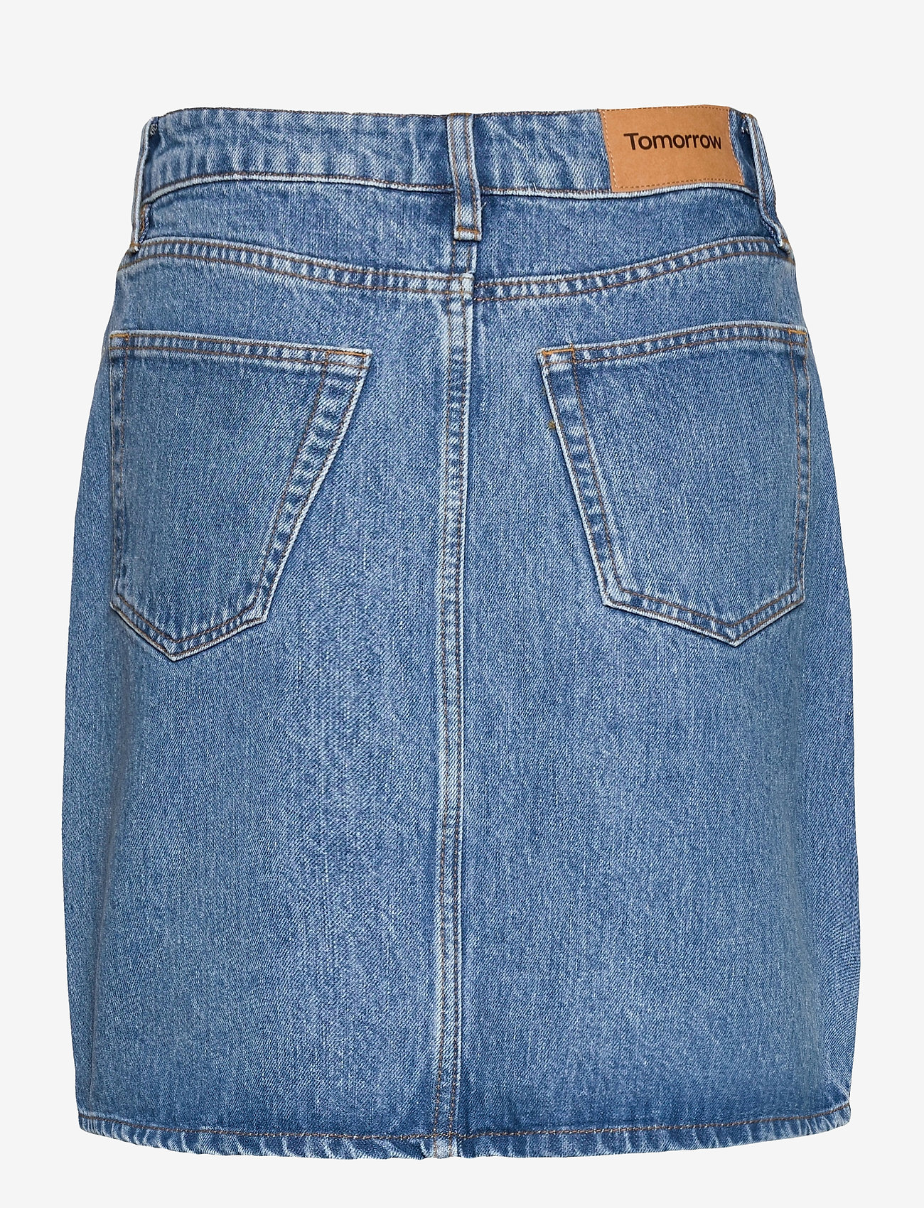 Tomorrow - Mandela denim skirt wash bright Orl - denim blue - 1