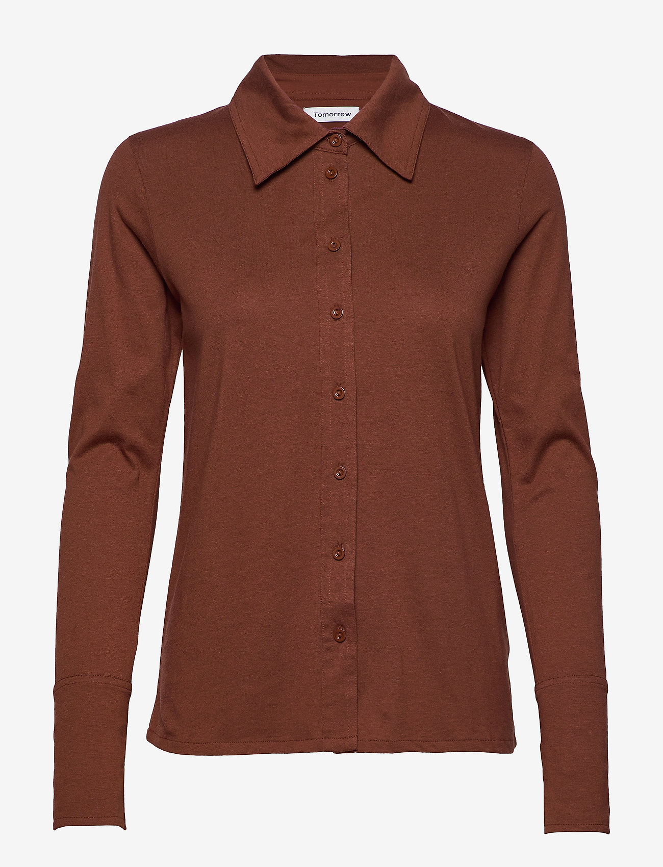 Tomorrow - Nelson jersey shirt - brown - 0