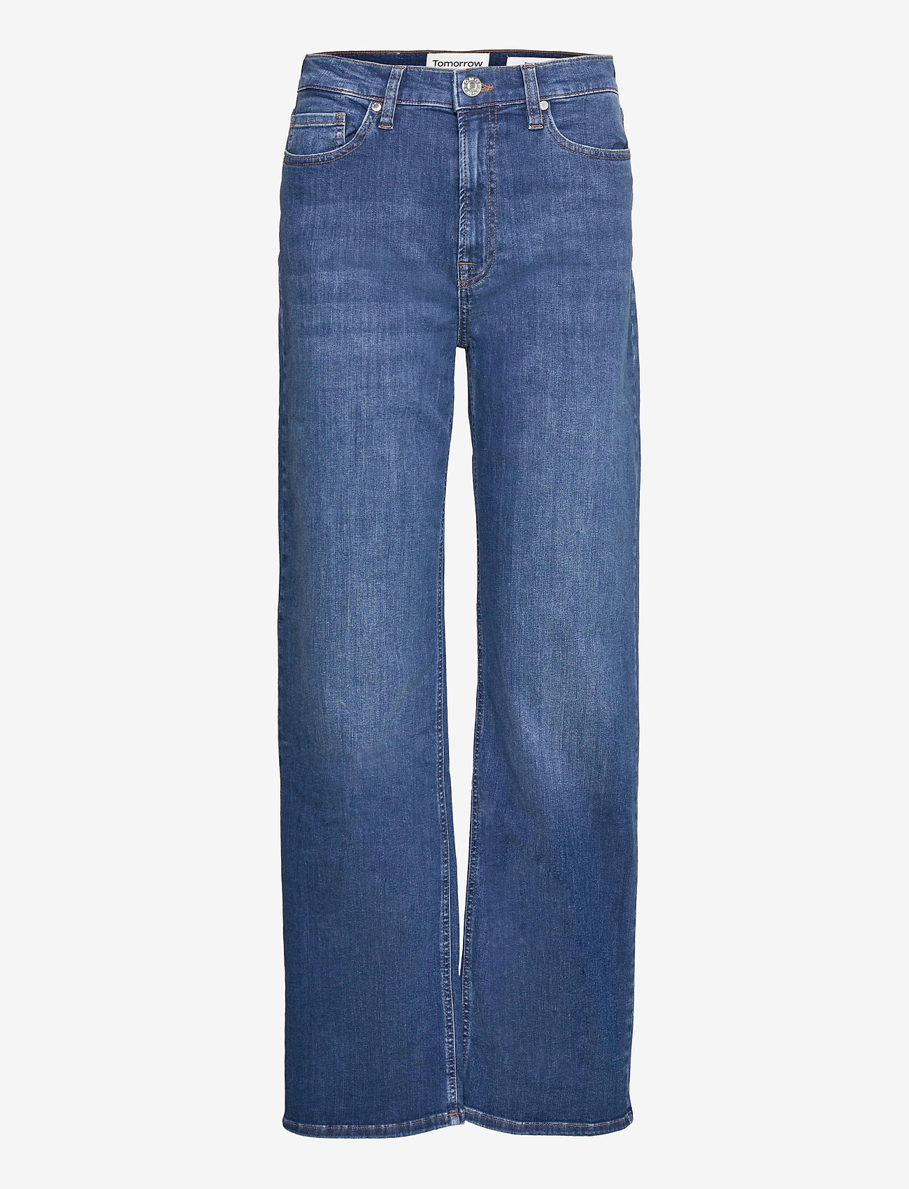 Tomorrow - Brown straight jeans wash Florence - denim blue - 0