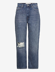 Tomorrow - Ewa HW jeans dist. wash Rodeo - sirge säärega teksad - denim blue - 0