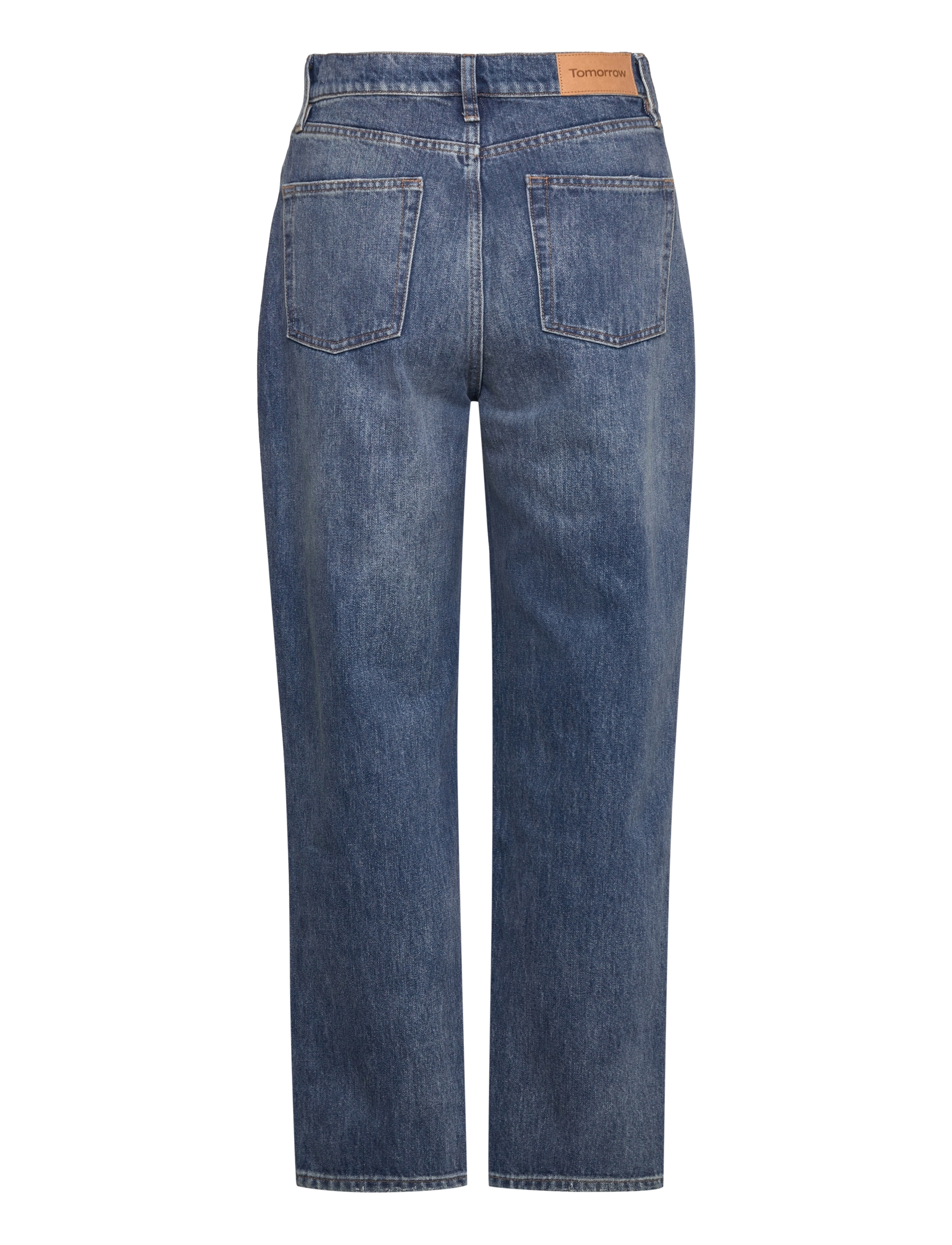 Tomorrow - Ewa HW jeans dist. wash Rodeo - straight jeans - denim blue - 1