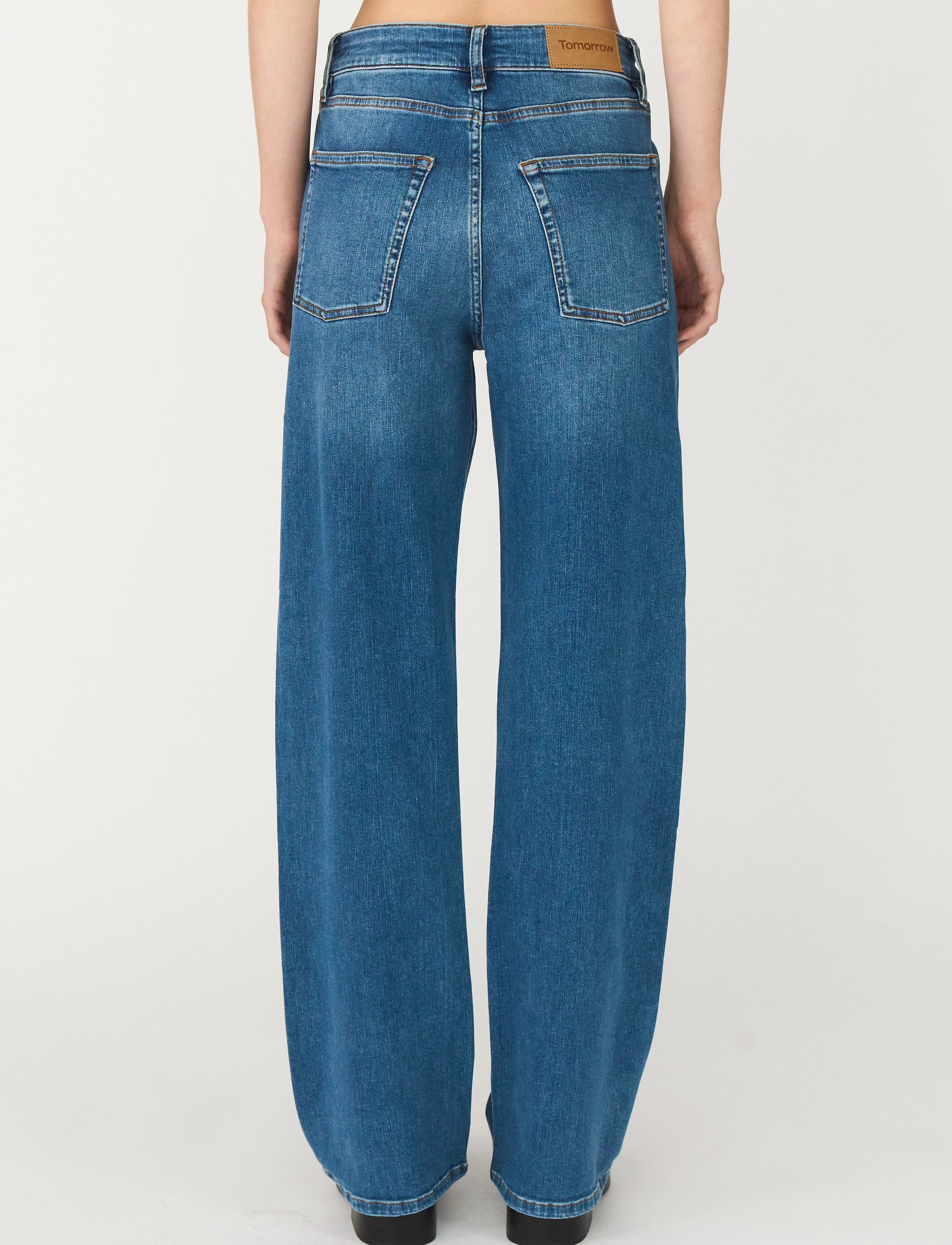 Tomorrow - TRW-Brown Jeans Wash Prato - straight jeans - denim blue - 3