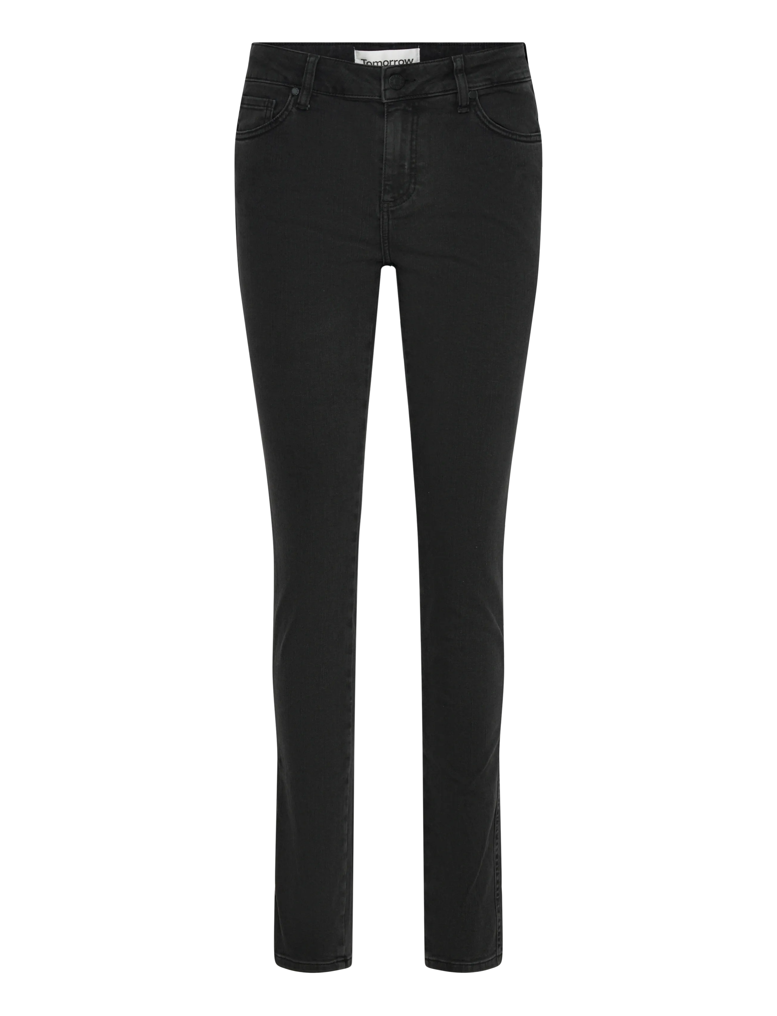 Tomorrow TRW-Dylan MW skinny worn black - Skinny jeans - BLACK / black