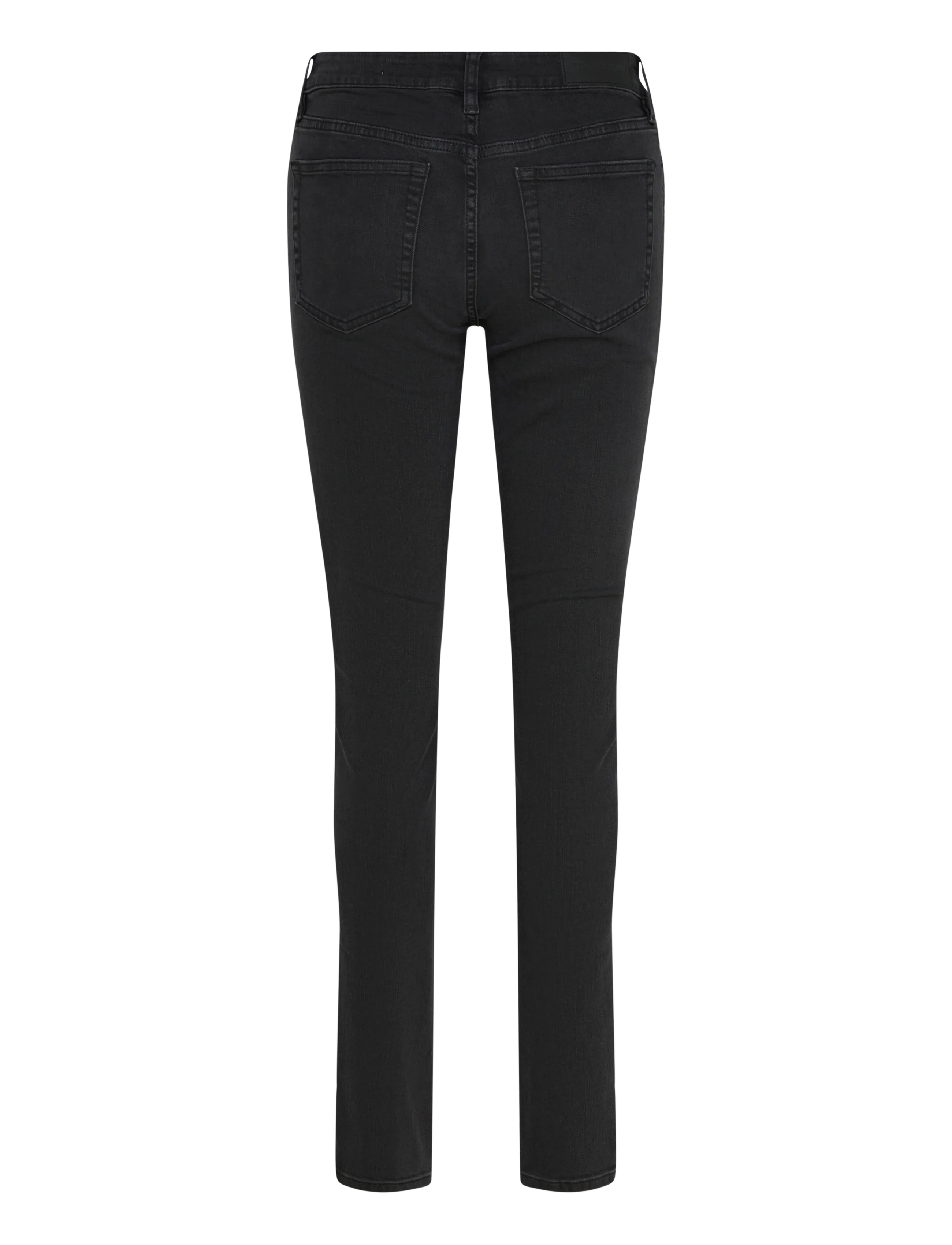 Tomorrow - TRW-Dylan MW skinny worn black - skinny jeans - black - 1