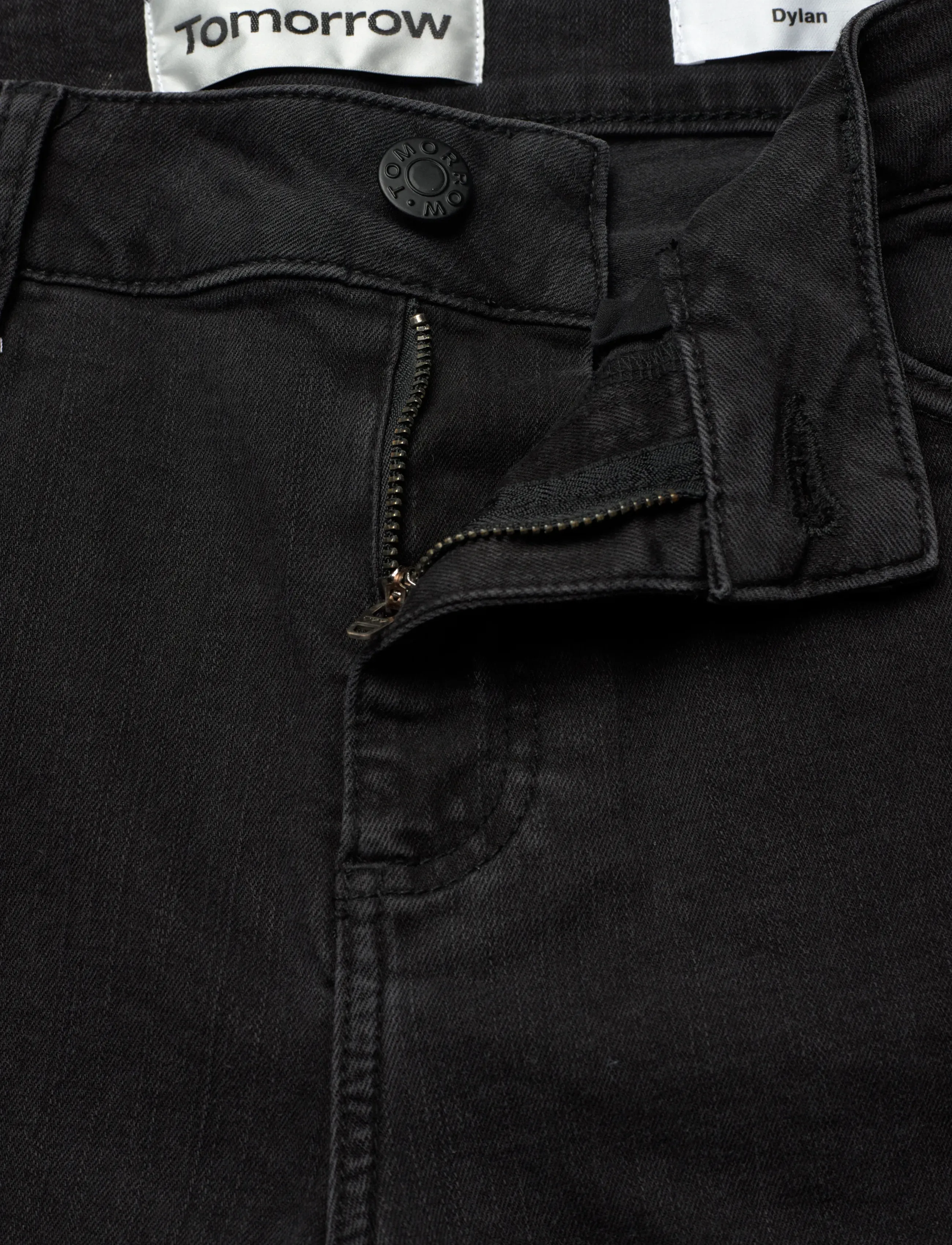 Tomorrow - TRW-Dylan MW skinny worn black - skinny jeans - black - 3