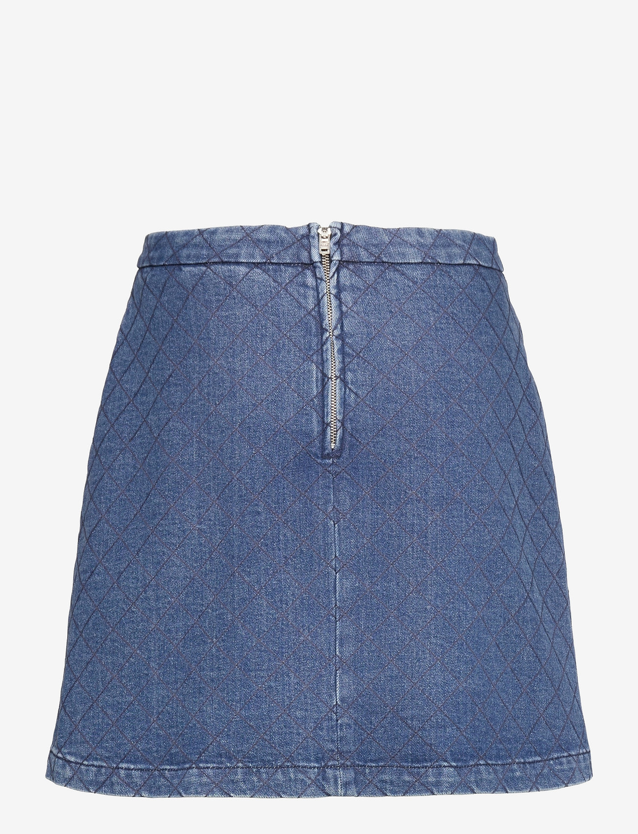 Tomorrow - Dylan quilted skirt wash Kairo - korte nederdele - denim blue - 1