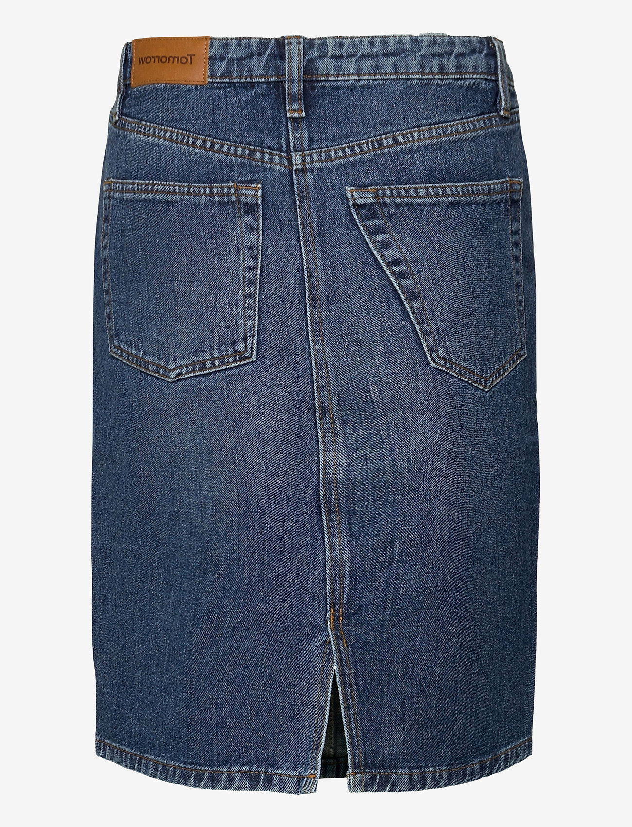 Tomorrow - Hepburn denim skirt wash Oxford - 51 denim blue - 1