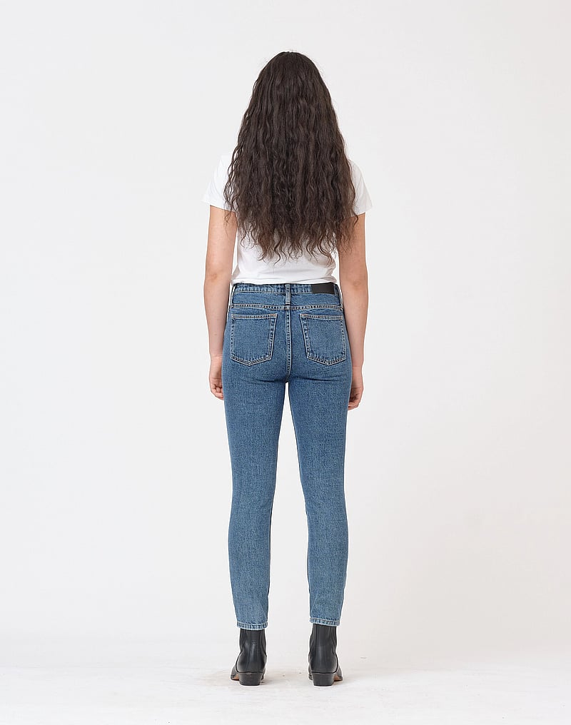 Tomorrow - TRW-Hepburn Jeans Wash Bright Orlan - mom jeans - denim blue - 4