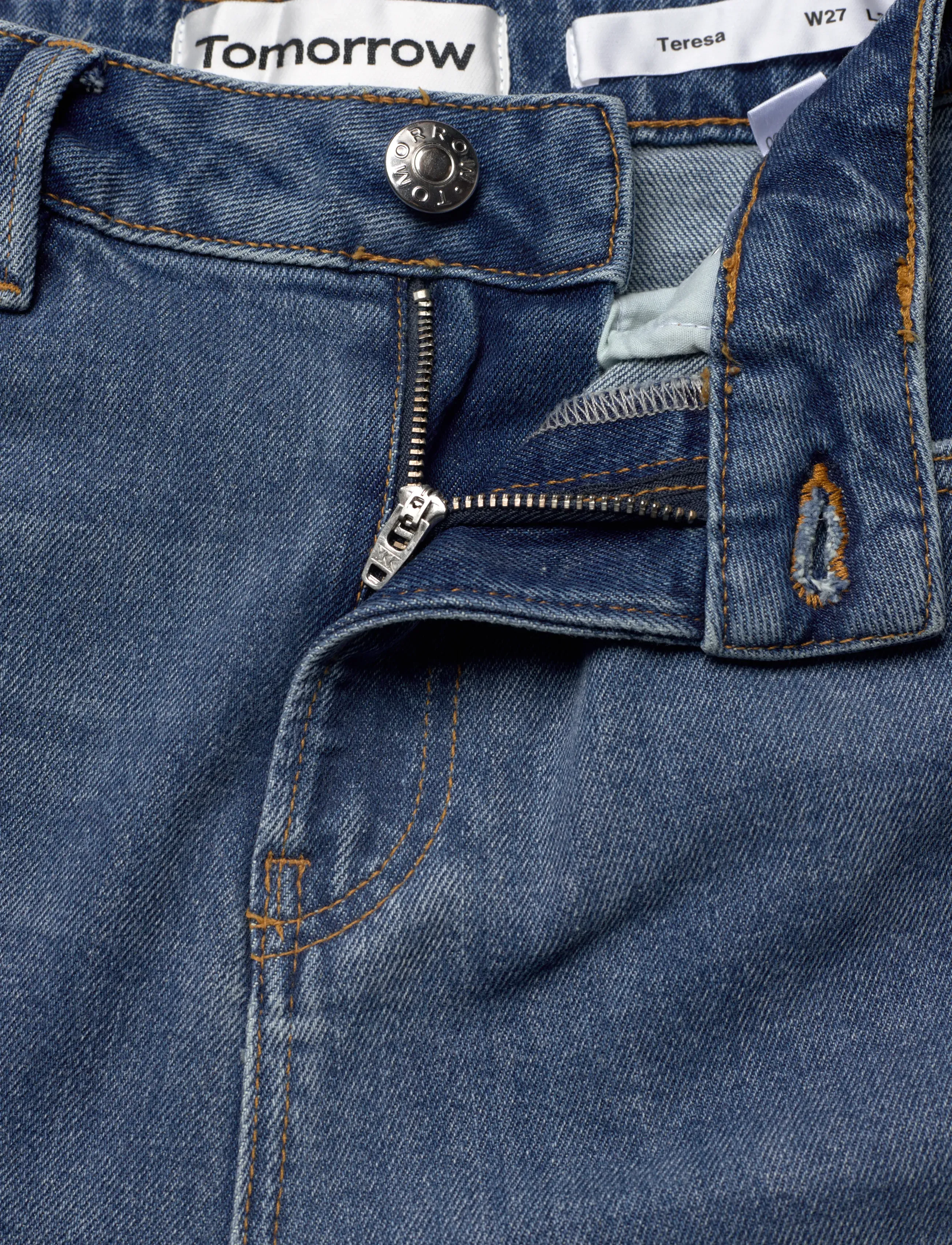 Tomorrow - TRW-Teresa jeans wash Kairo - straight jeans - denim blue - 3