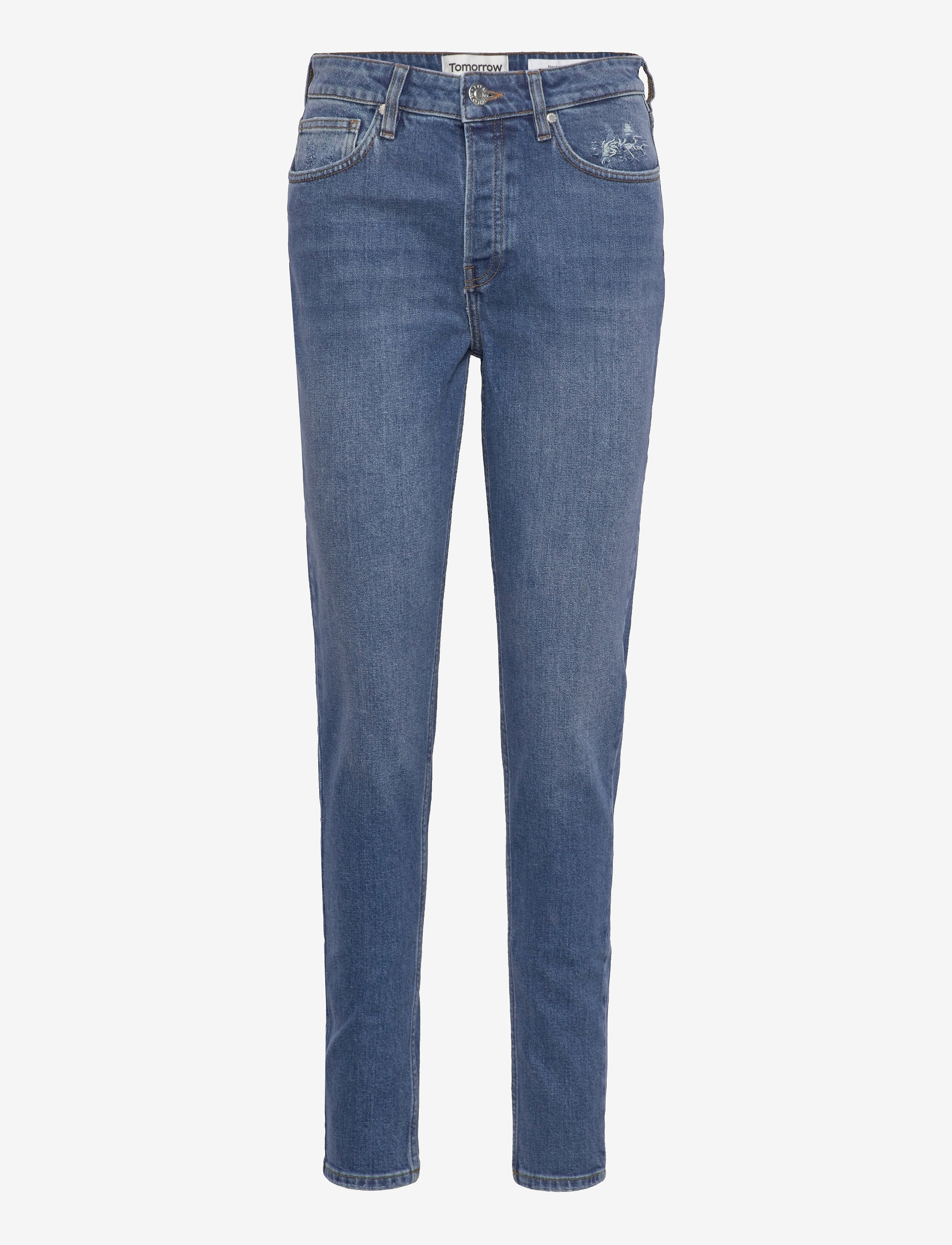 TOMORROW Hepburn Jeans Wash Brooklyn Blau - 24x30 - Damen