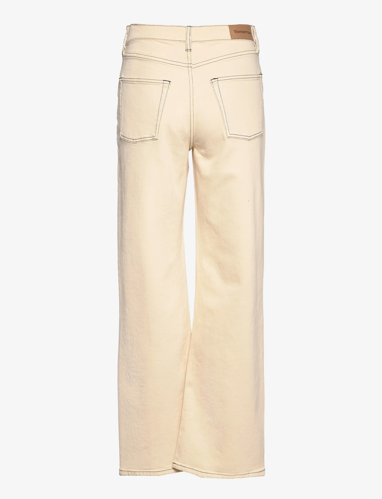 Tomorrow - Brown Straight Jeans Natural Color - leveälahkeiset farkut - mariegold yellow - 1