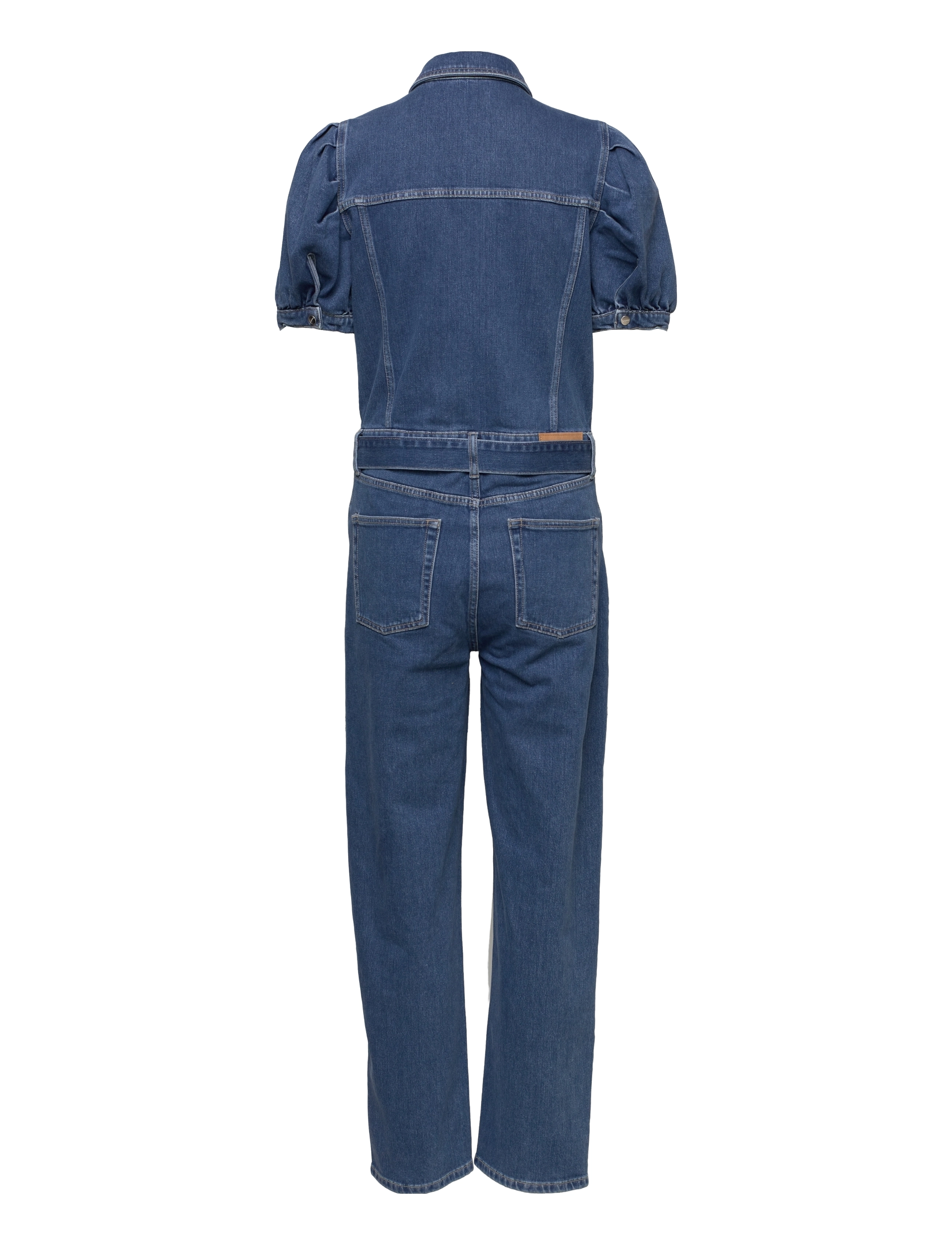 Tomorrow - Ewa Puff Jumpsuit wash Sao Paulo - denim blue - 1