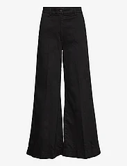 Tomorrow - Ellen Wide Jeans Wash Forever Black - leveälahkeiset housut - black - 0