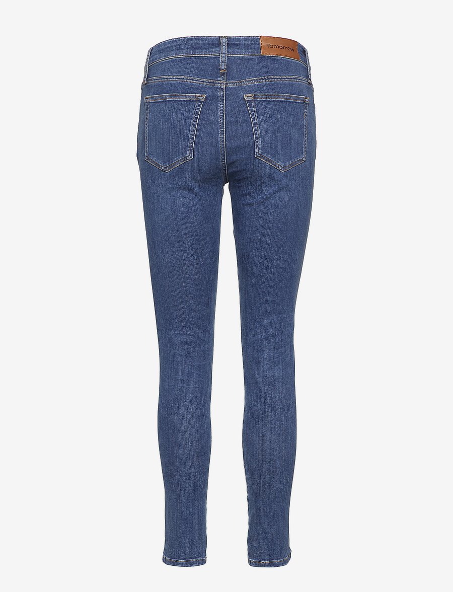 Tomorrow - Dylan MW cropped wash Texas - siaurėjantys džinsai - 51 denim blue - 1