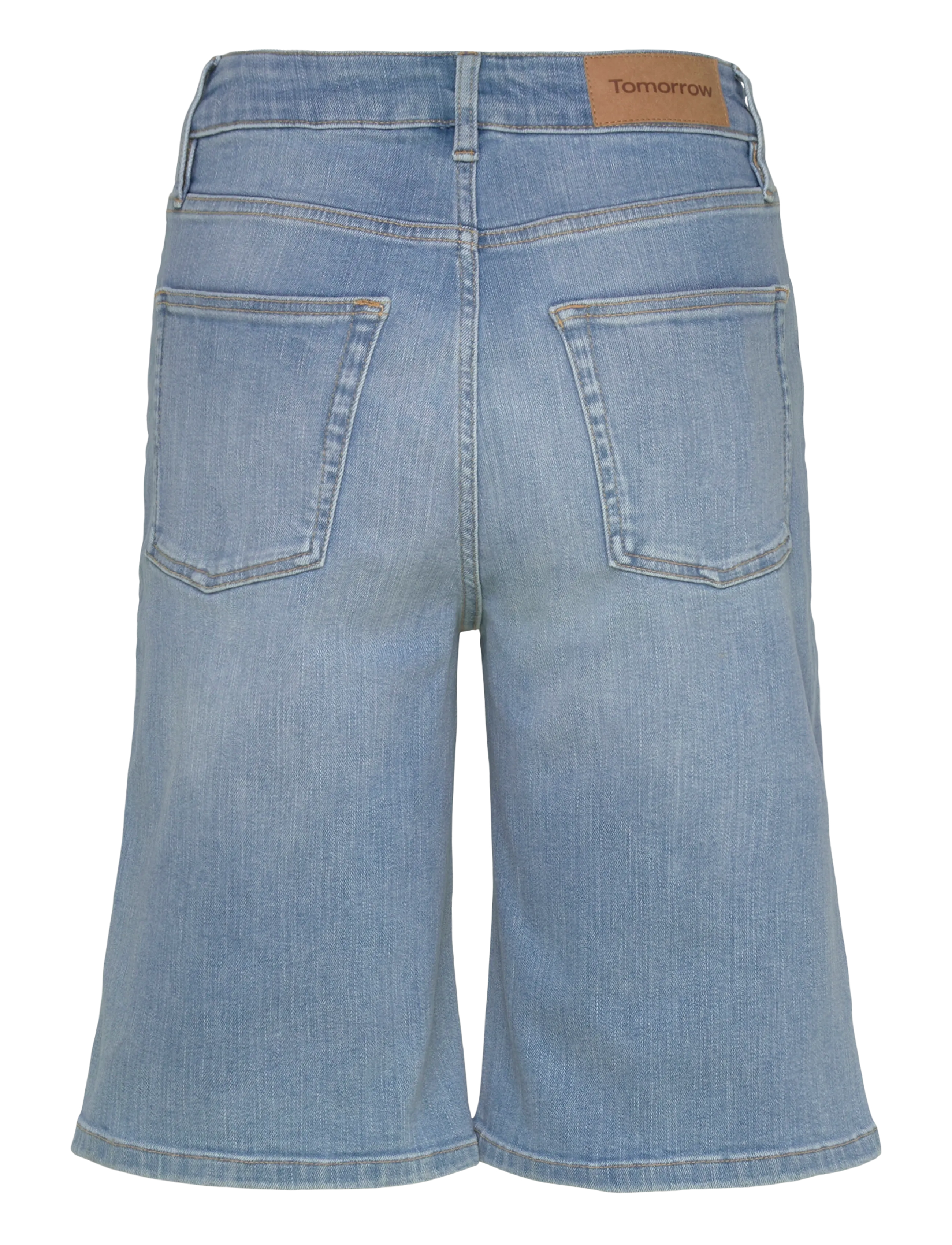 Tomorrow - TRW-Kersee Shorts wash Bleached Pra - denim shorts - denim blue - 1