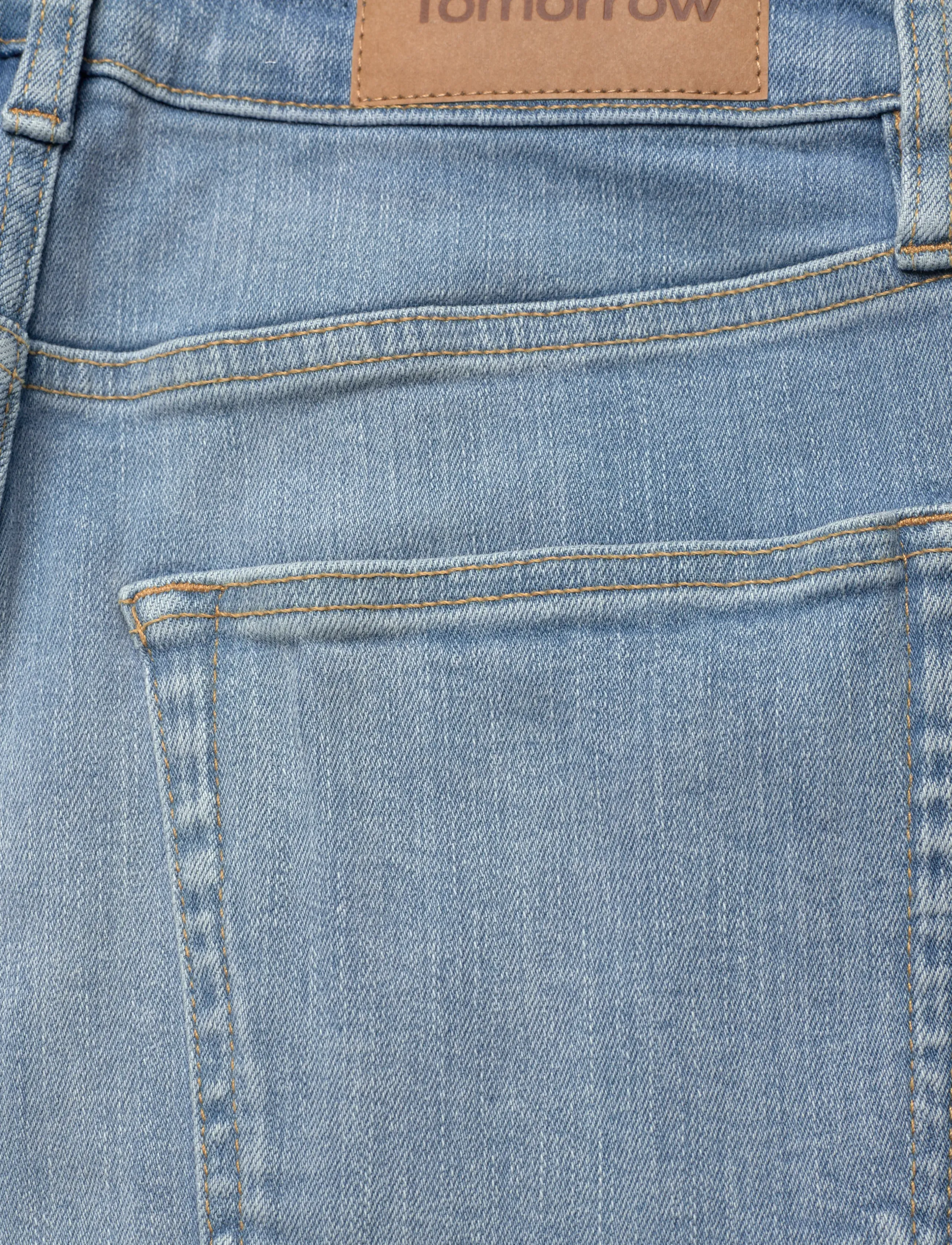 Tomorrow - TRW-Kersee Shorts wash Bleached Pra - denim shorts - denim blue - 4