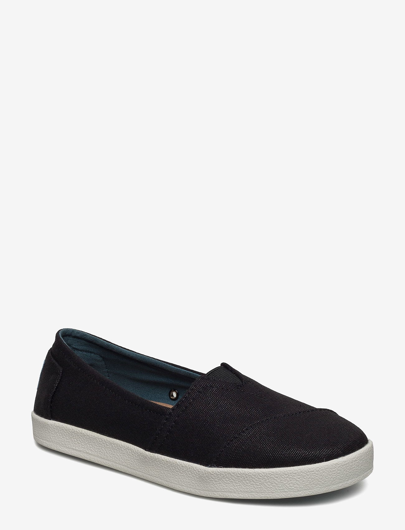 TOMS - Black Coated Canvas - black coated canvas - 0