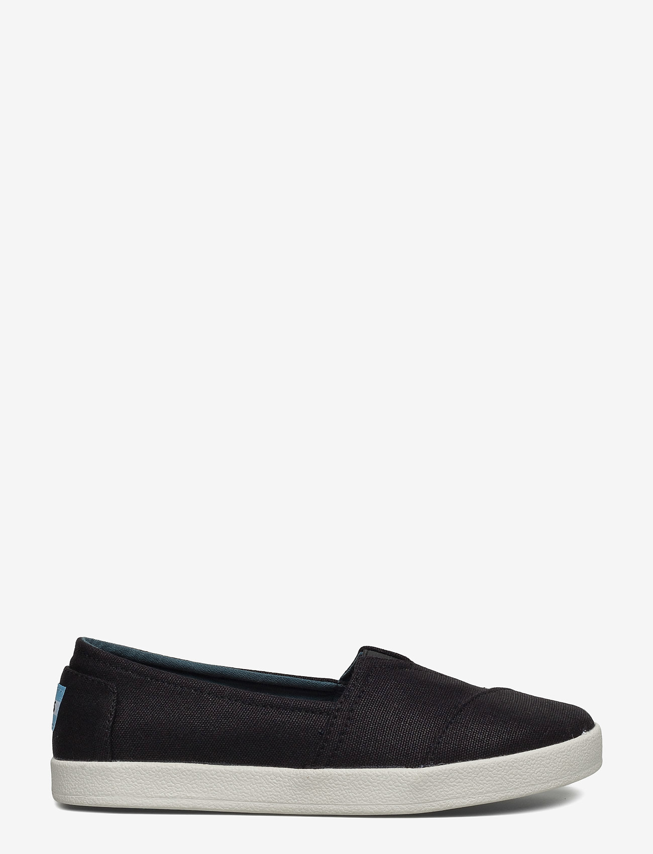 TOMS - Black Coated Canvas - black coated canvas - 1