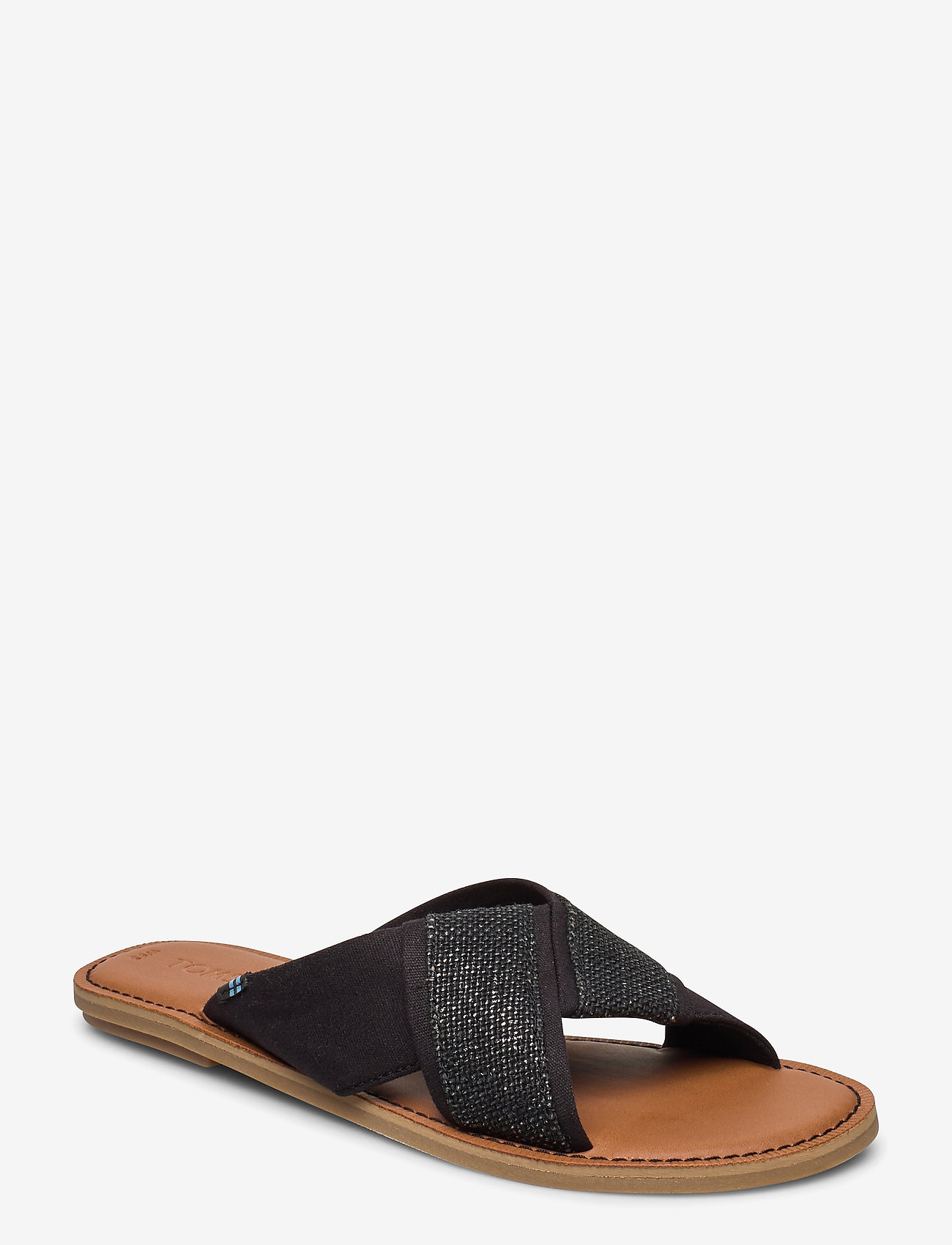 TOMS - Black Foil Woven - black - 0