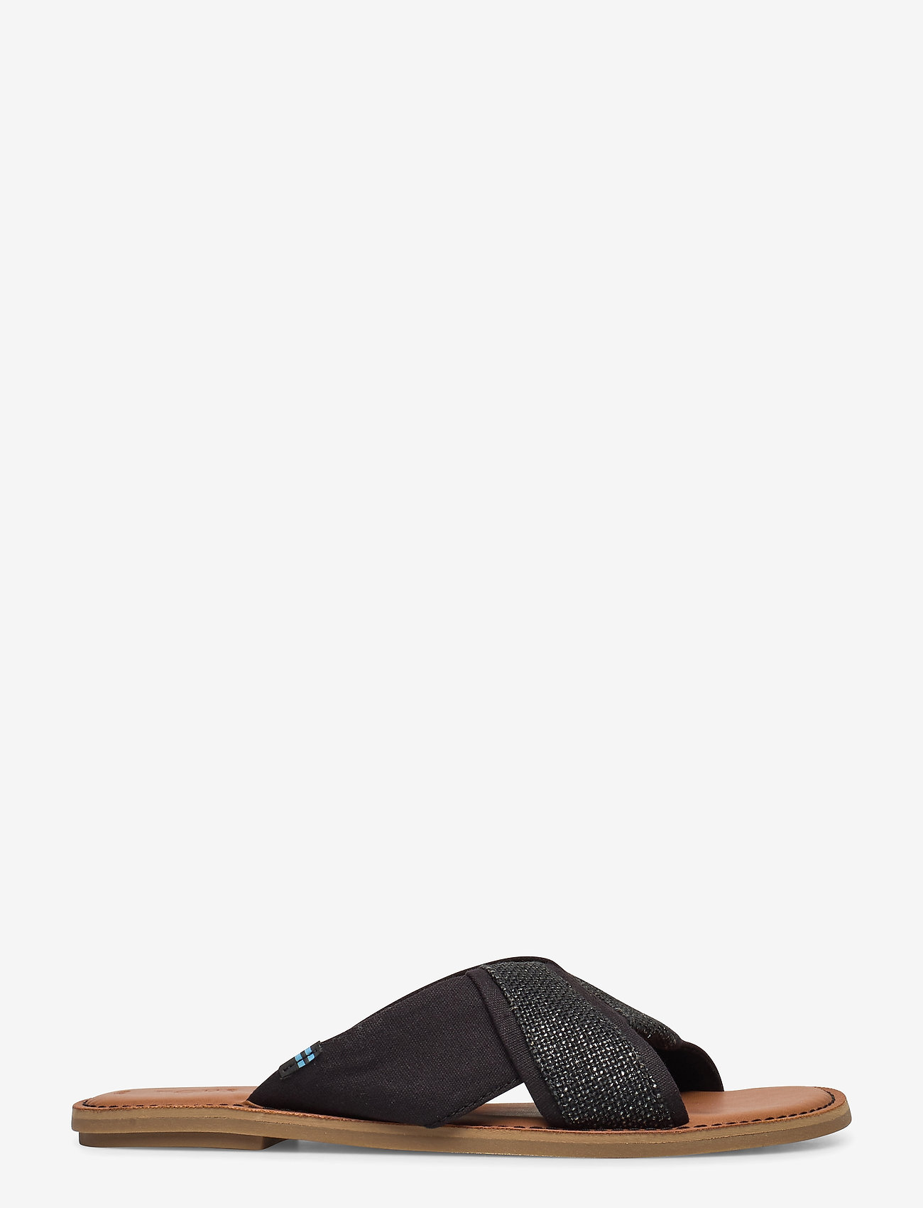 TOMS - Black Foil Woven - black - 1