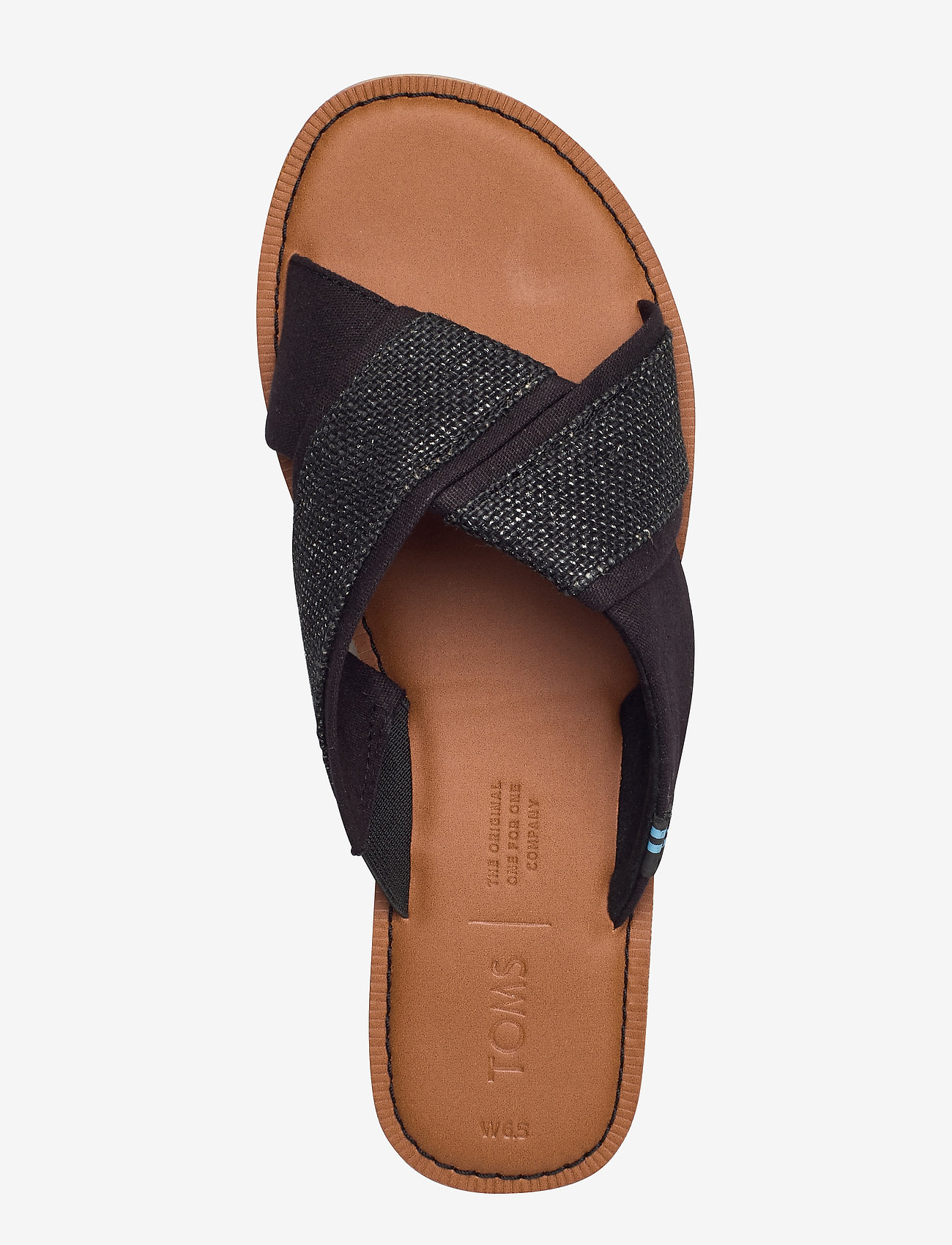 TOMS - Black Foil Woven - black - 3