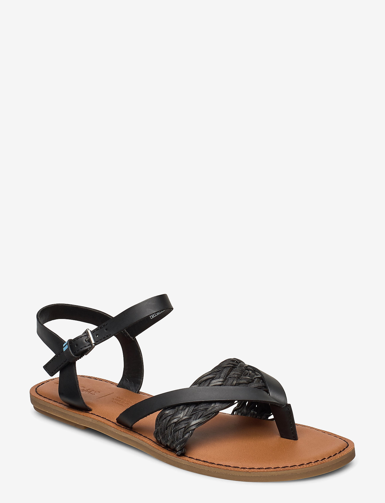 TOMS - Blk Lth/Syn Braid - black - 0