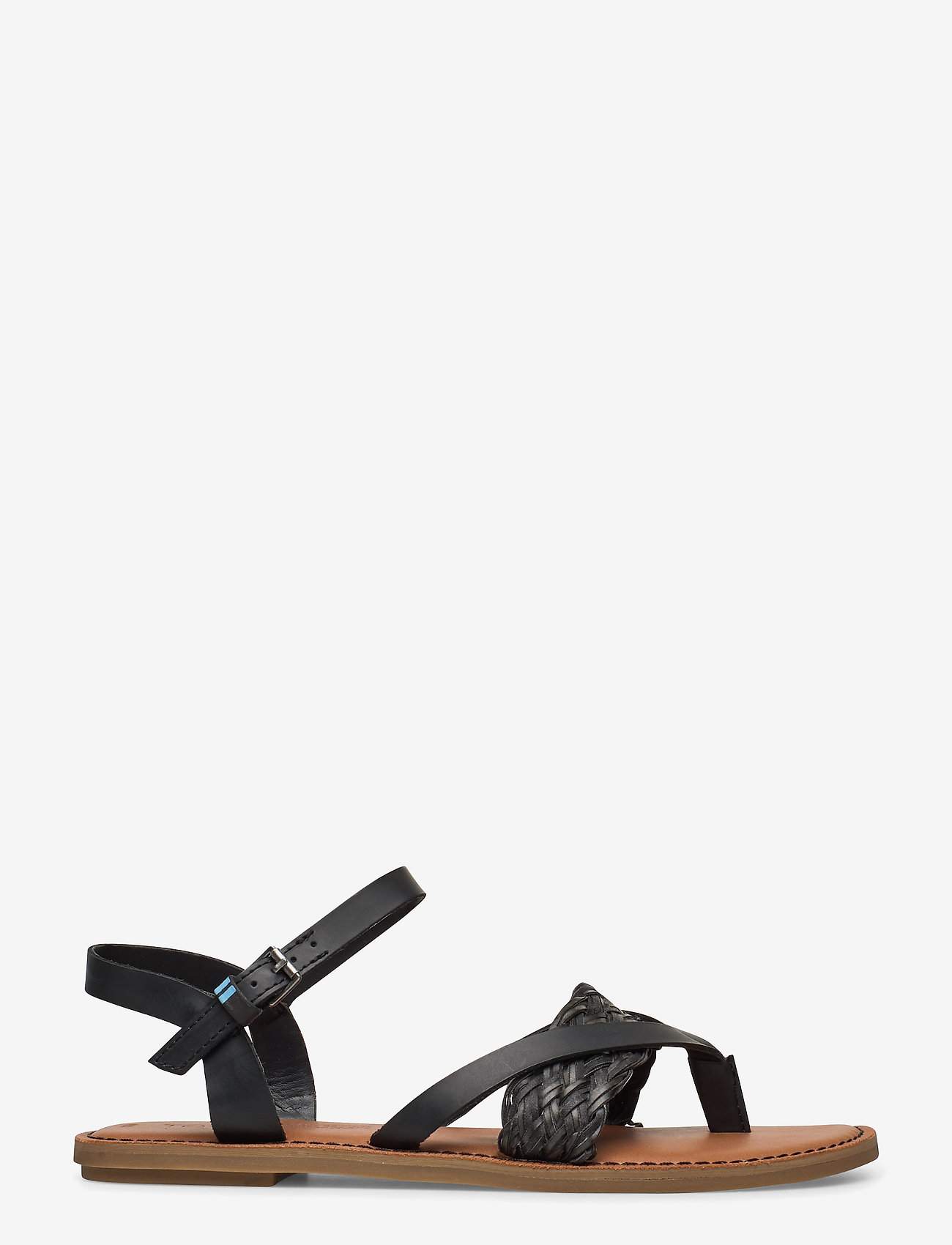 TOMS - Blk Lth/Syn Braid - black - 1