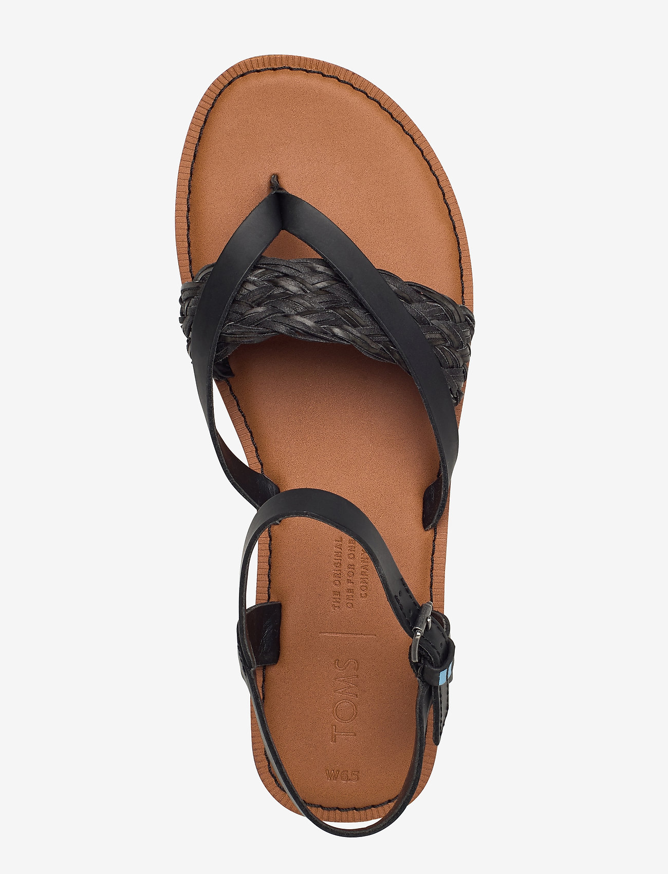 TOMS - Blk Lth/Syn Braid - black - 3