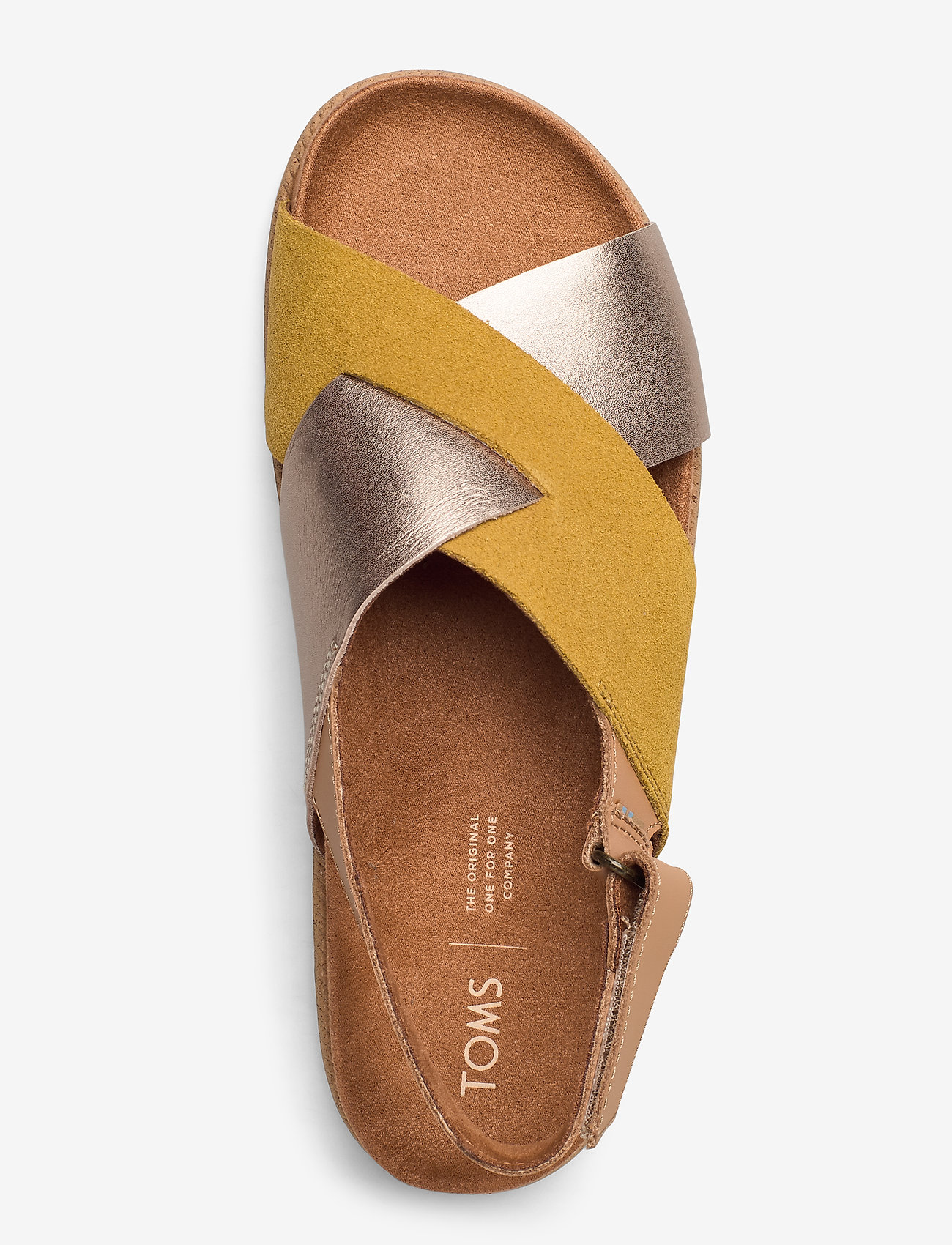 TOMS - Amb Gld Suede/Metall - amber gold - 3