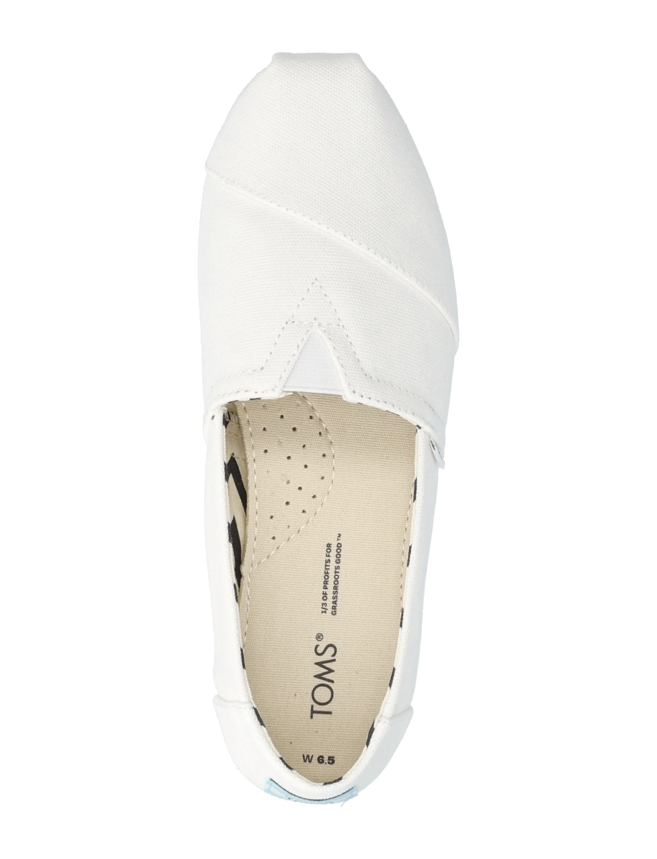 TOMS - Classic Alpargata - shoes - white - 3