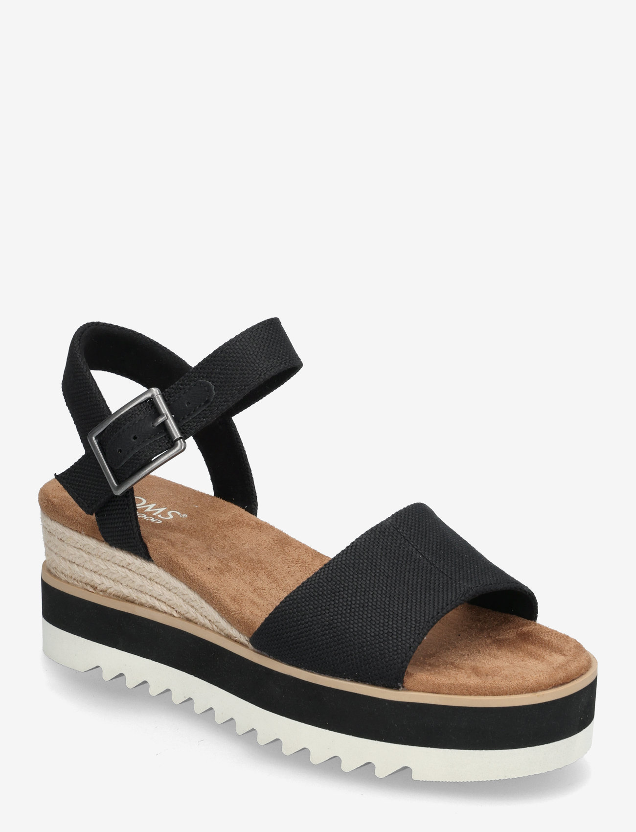 TOMS - DIANA - espadrilles mit absatz - black - 0