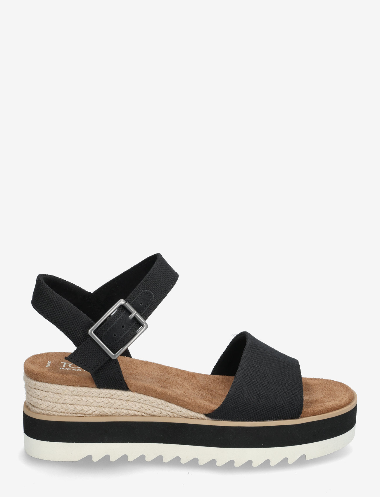 TOMS - DIANA - espadrilles mit absatz - black - 1