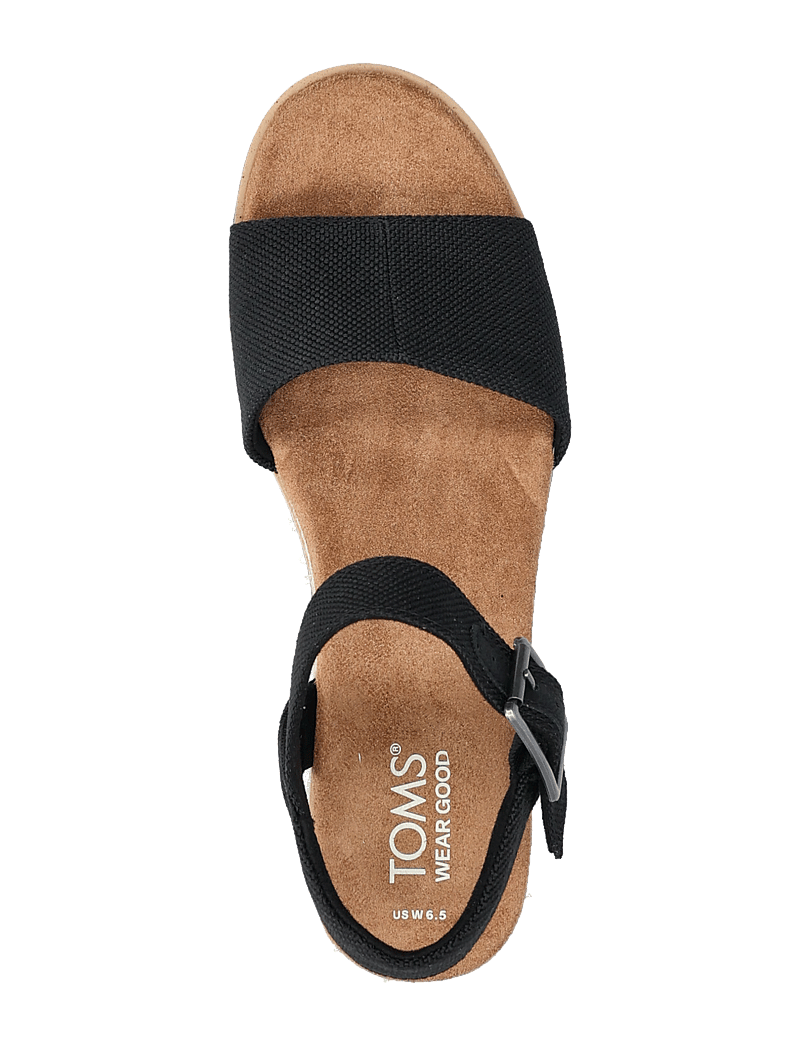 TOMS - DIANA - heeled espadrilles - black - 3