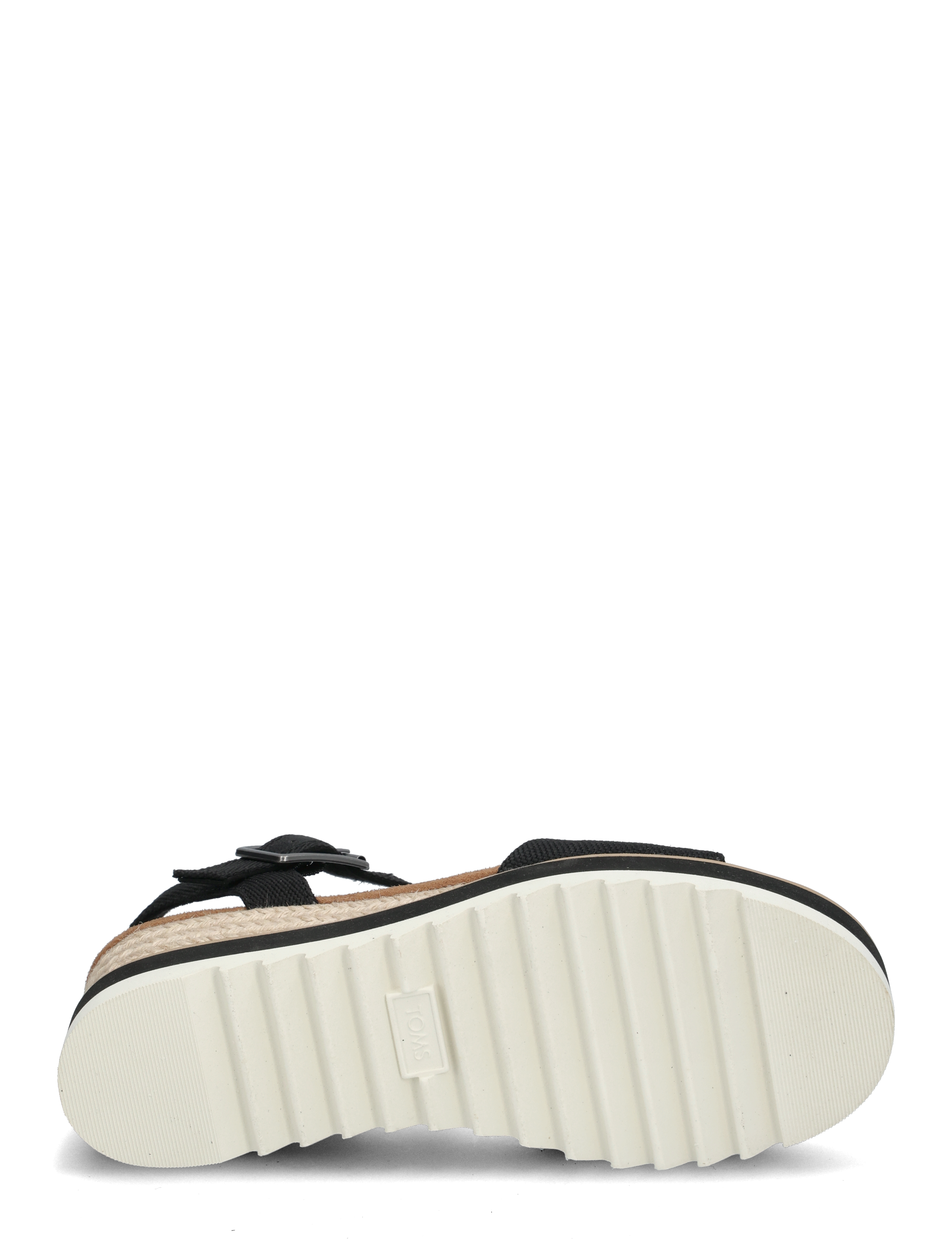 TOMS - DIANA - basutės su pleištiniu padu - black - 4