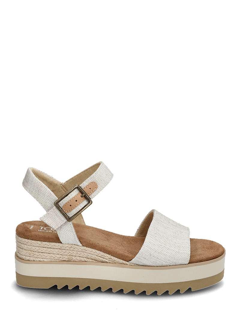 TOMS - DIANA - højhælede espadrillos - natural - 1
