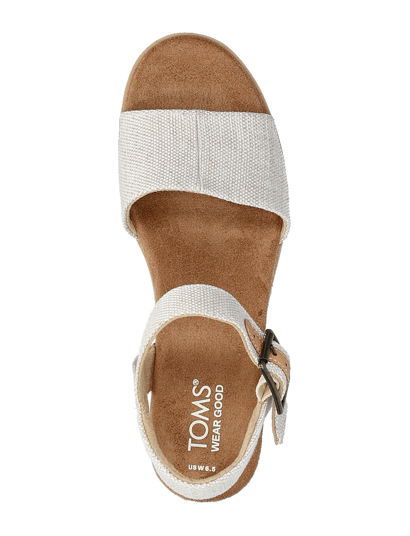 TOMS - DIANA - højhælede espadrillos - natural - 3