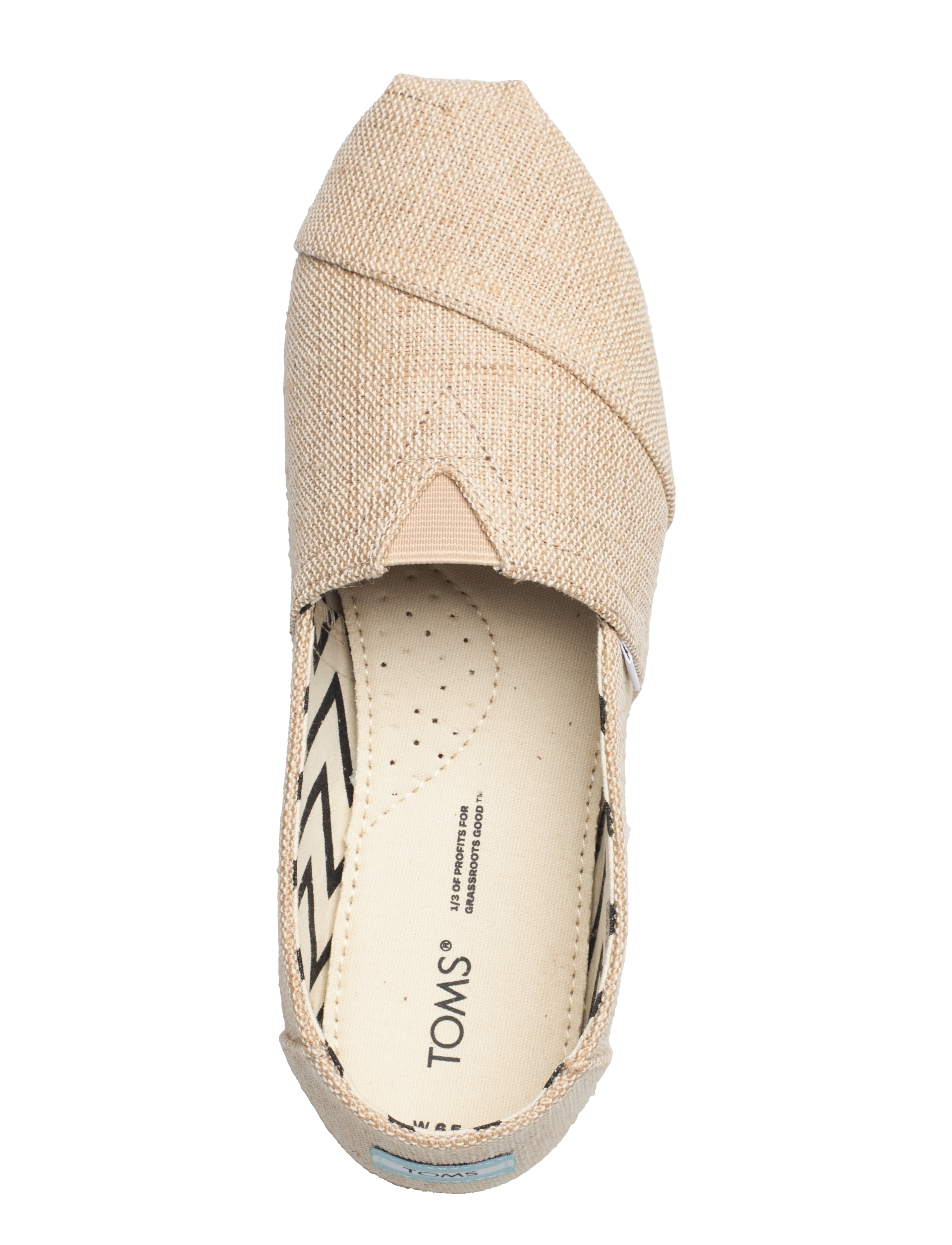 TOMS - ALPARGATA CLASSIC - sporta apavi - natural - 3