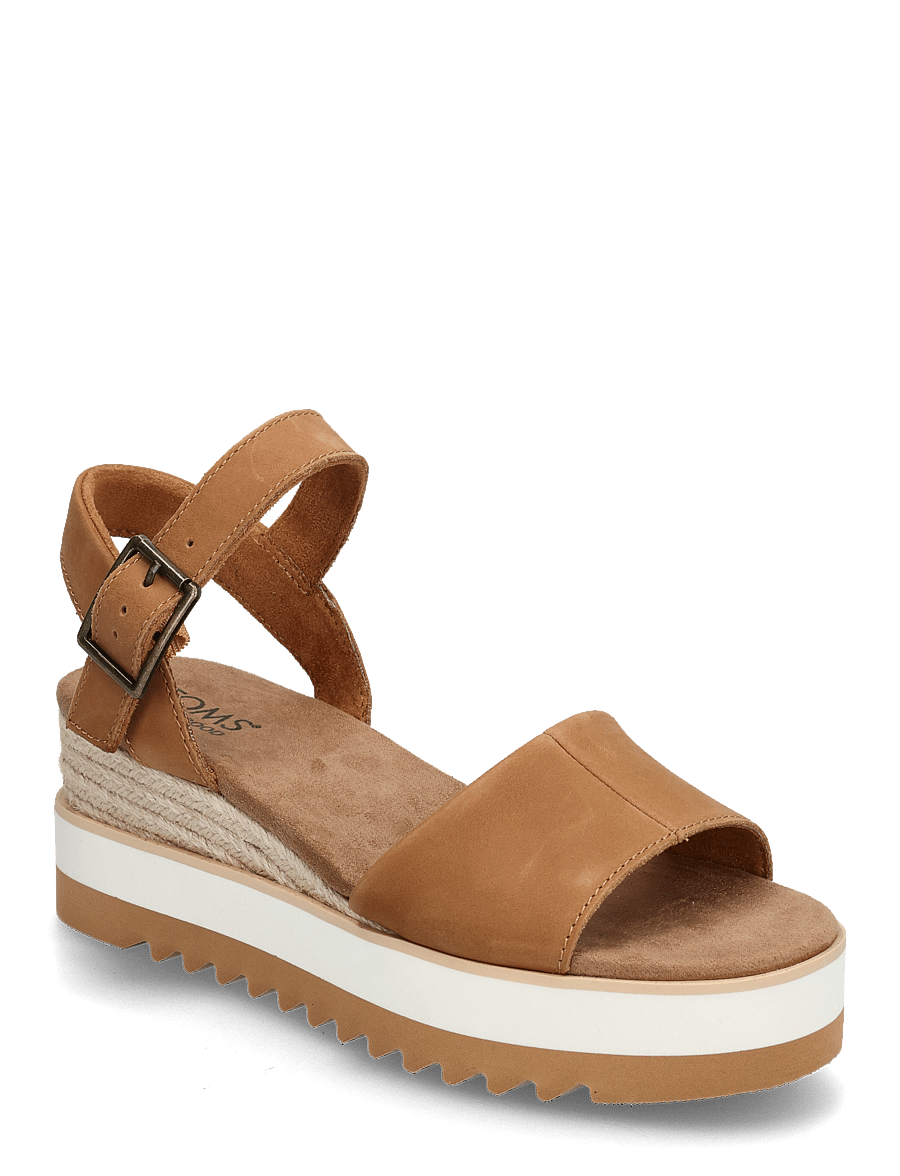TOMS - DIANA - højhælede espadrillos - tan - 0