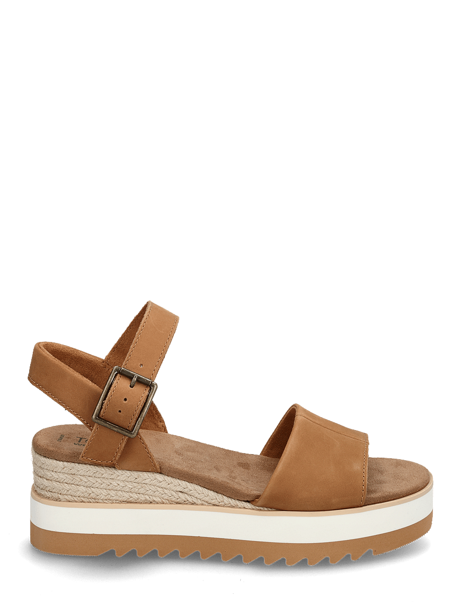TOMS - DIANA - højhælede espadrillos - tan - 1