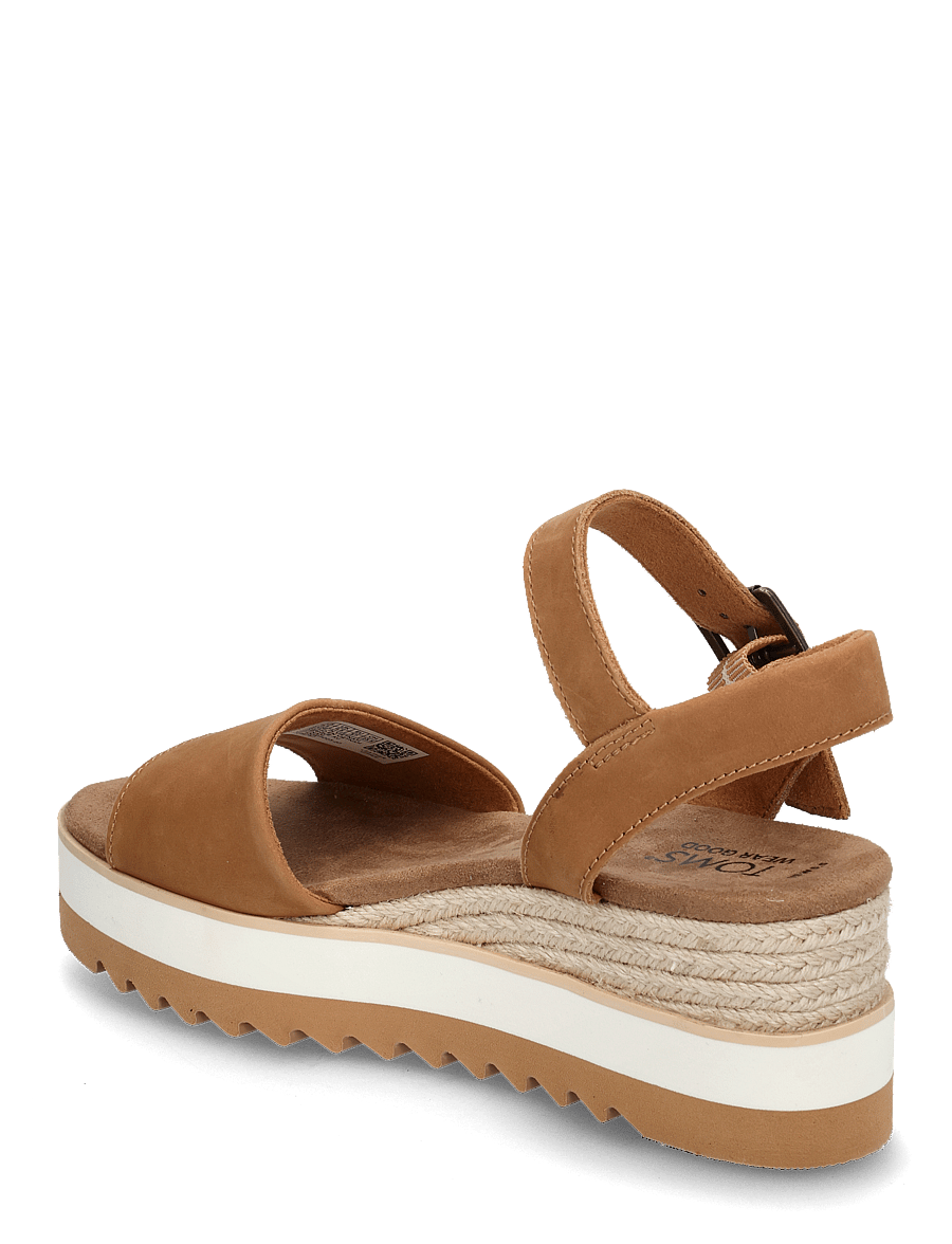 TOMS - DIANA - højhælede espadrillos - tan - 2