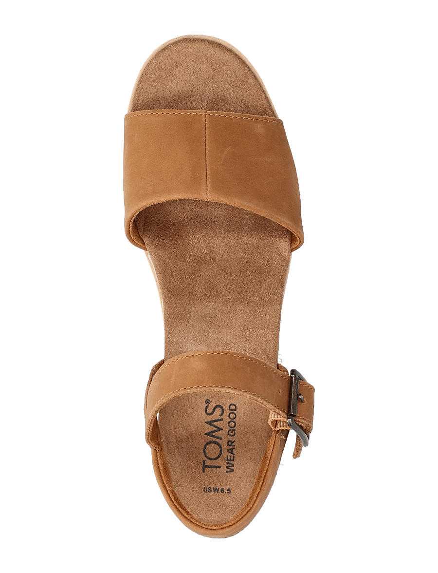 TOMS - DIANA - højhælede espadrillos - tan - 3