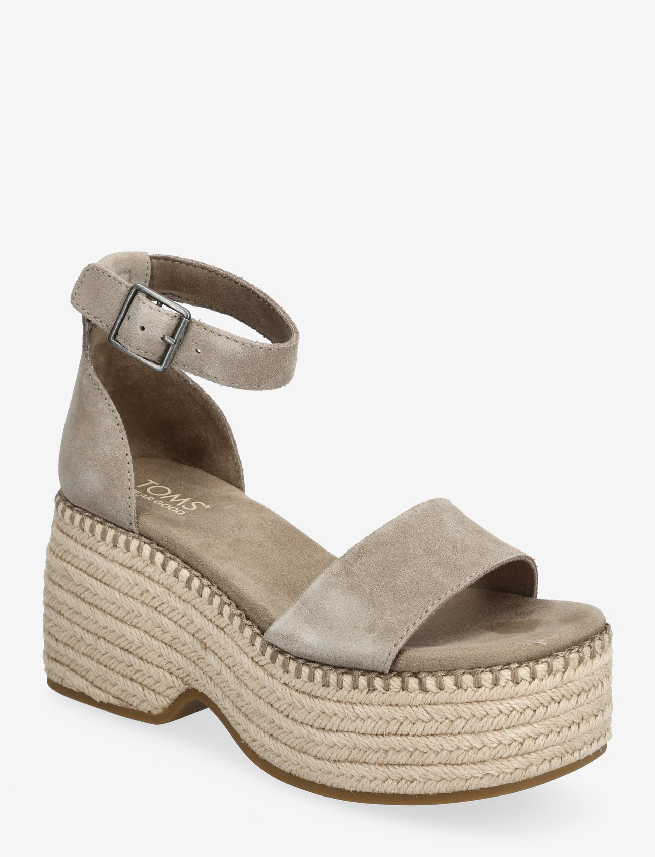 TOMS - Laila - heeled espadrilles - natural - 0