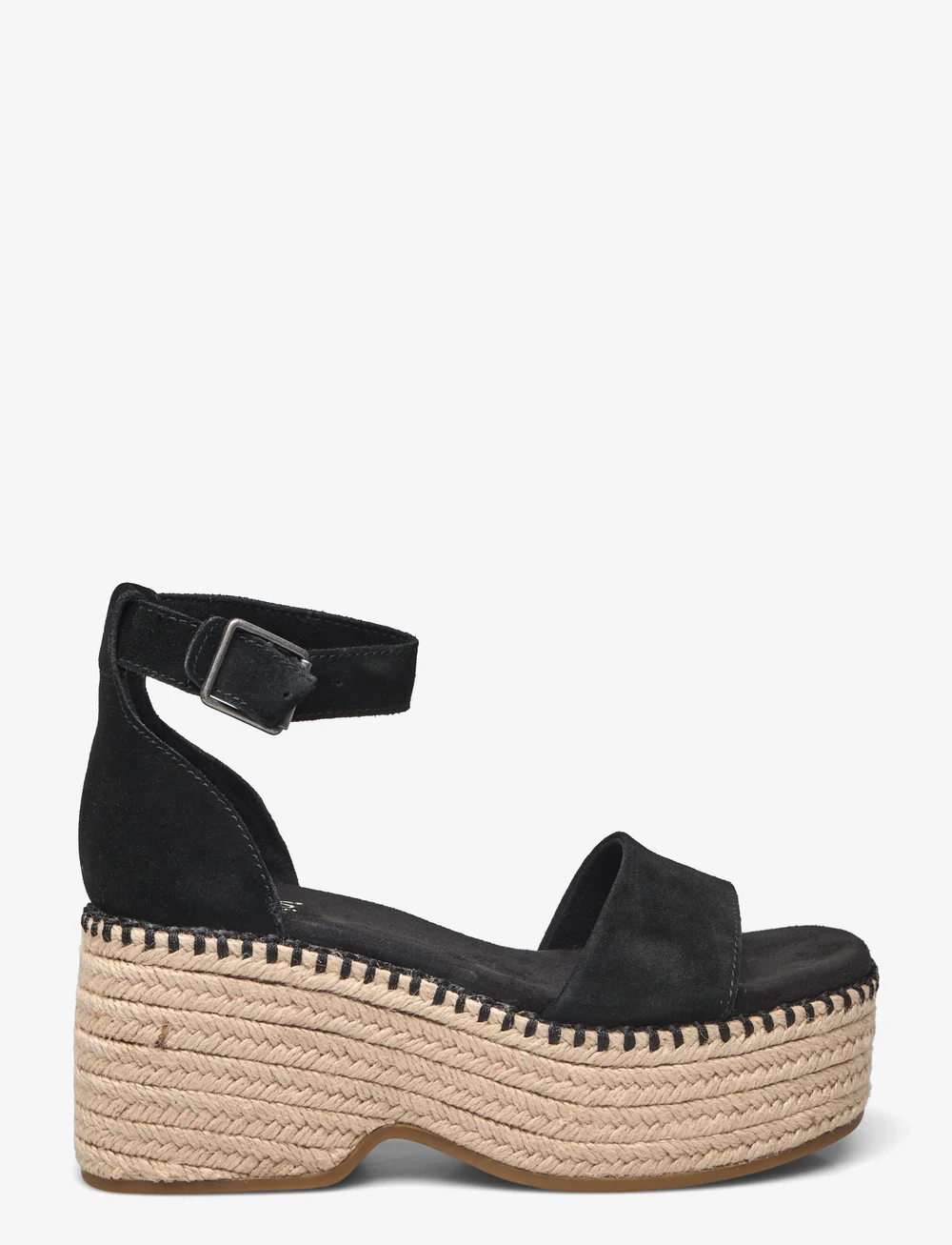 TOMS - Laila - espadrillos med klack - black - 1