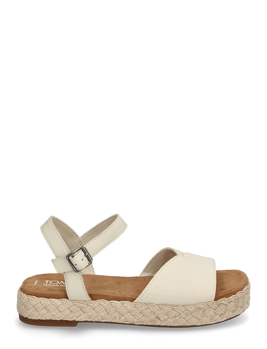TOMS - ABBY - kontsata sandaalid - natural - 1
