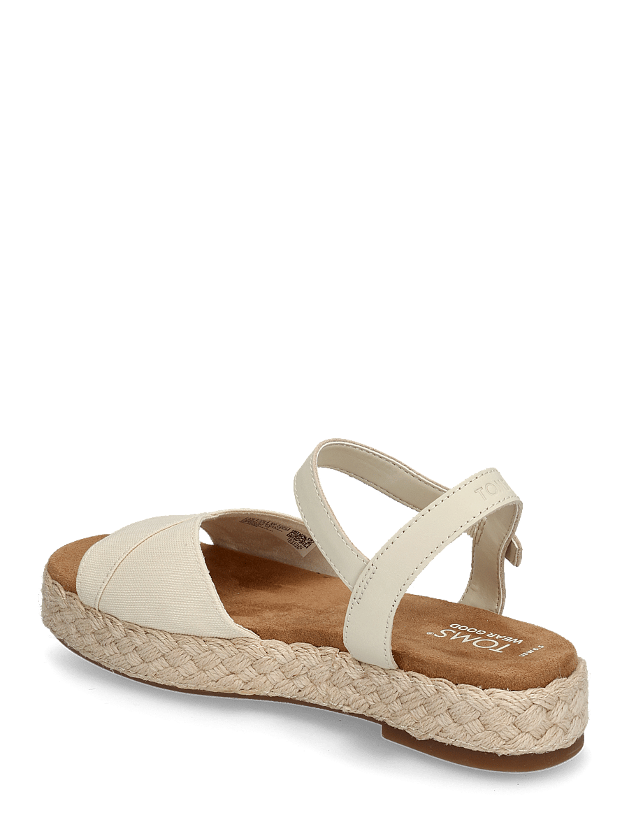 TOMS - ABBY - kontsata sandaalid - natural - 2